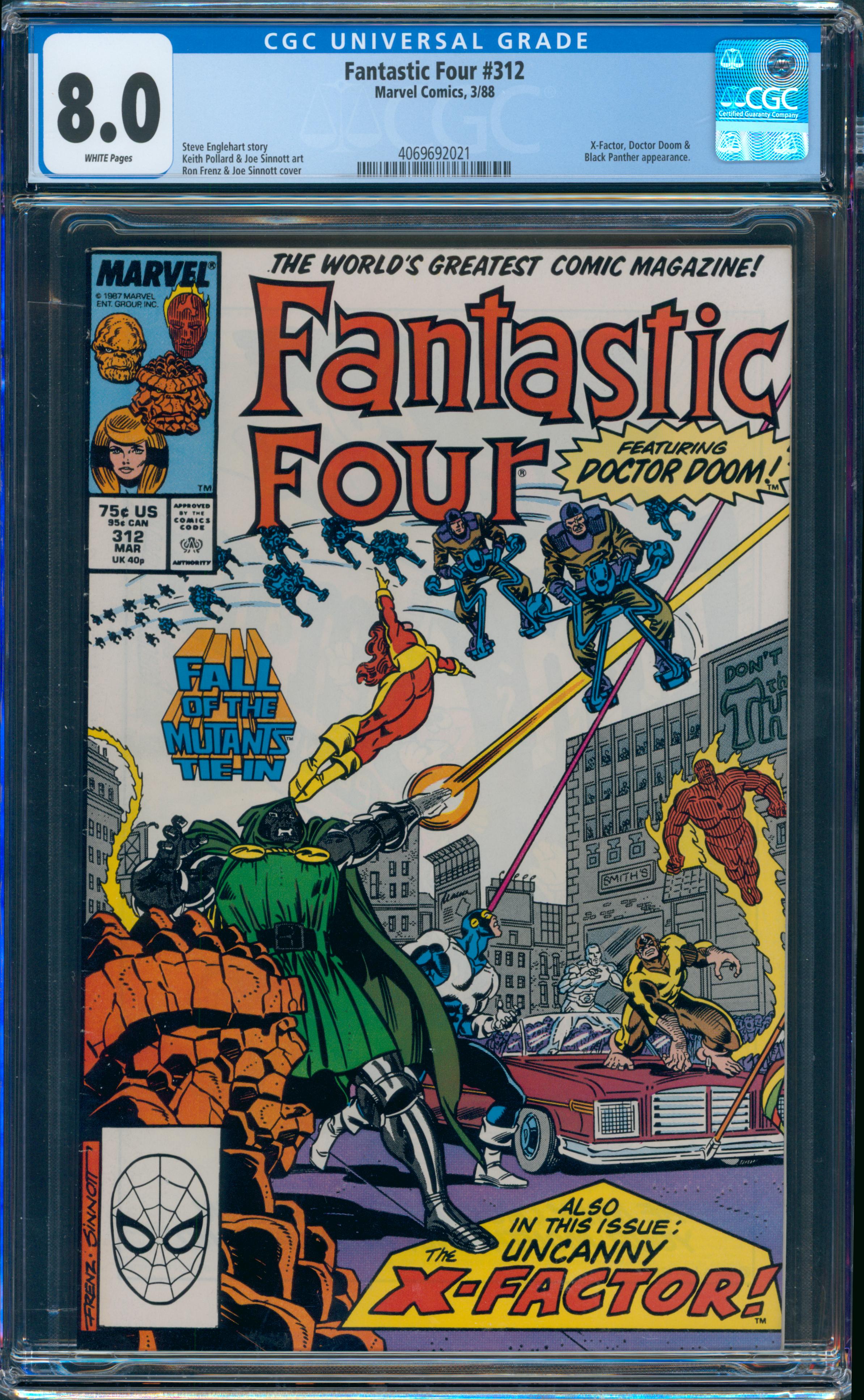Fantastic Four #312 CGC 8.0