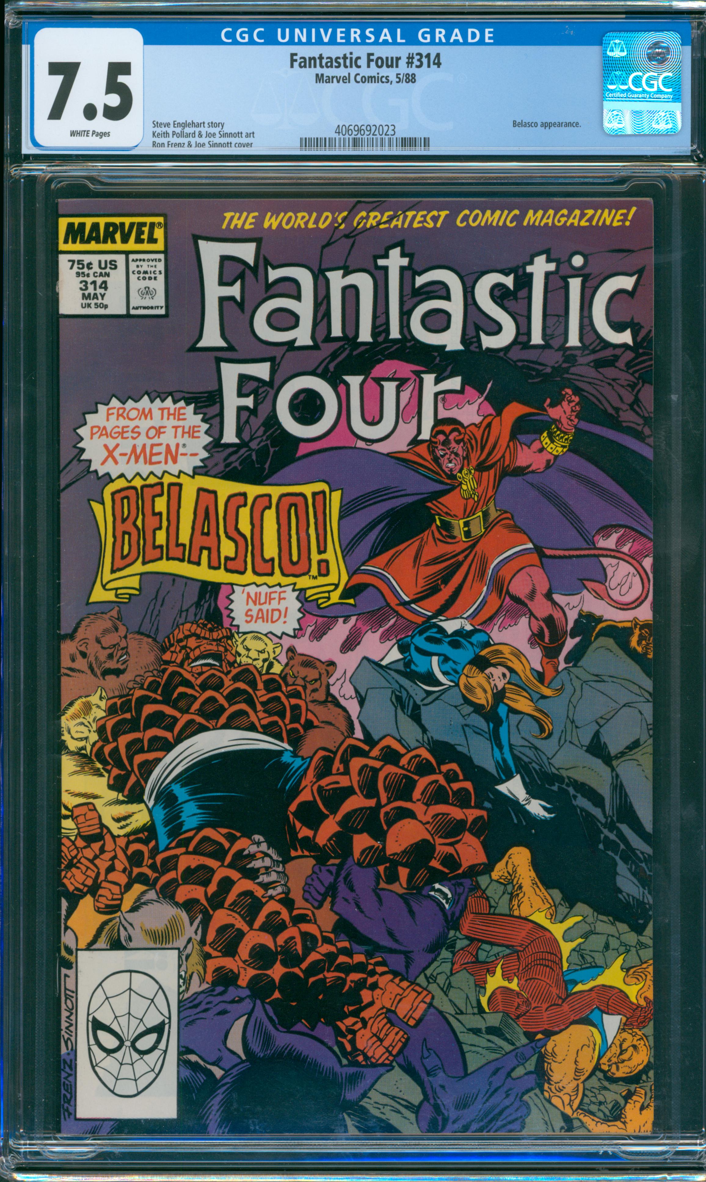 Fantastic Four #314 CGC 7.5