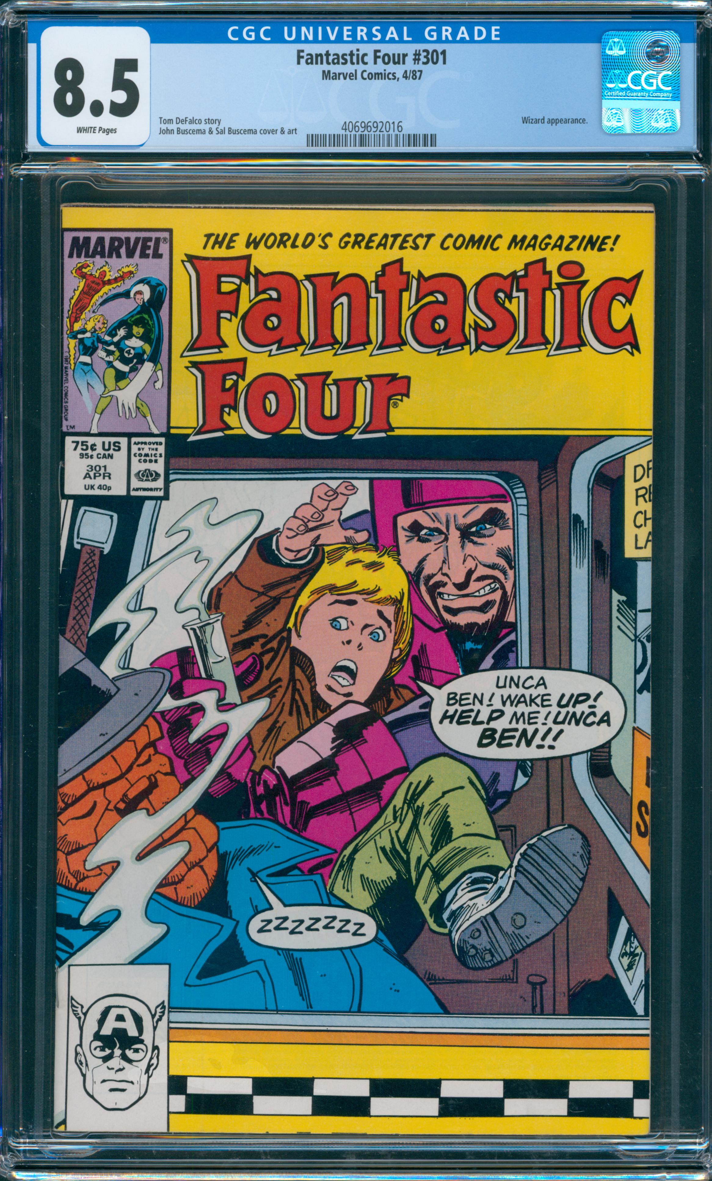Fantastic Four #301 CGC 8.5