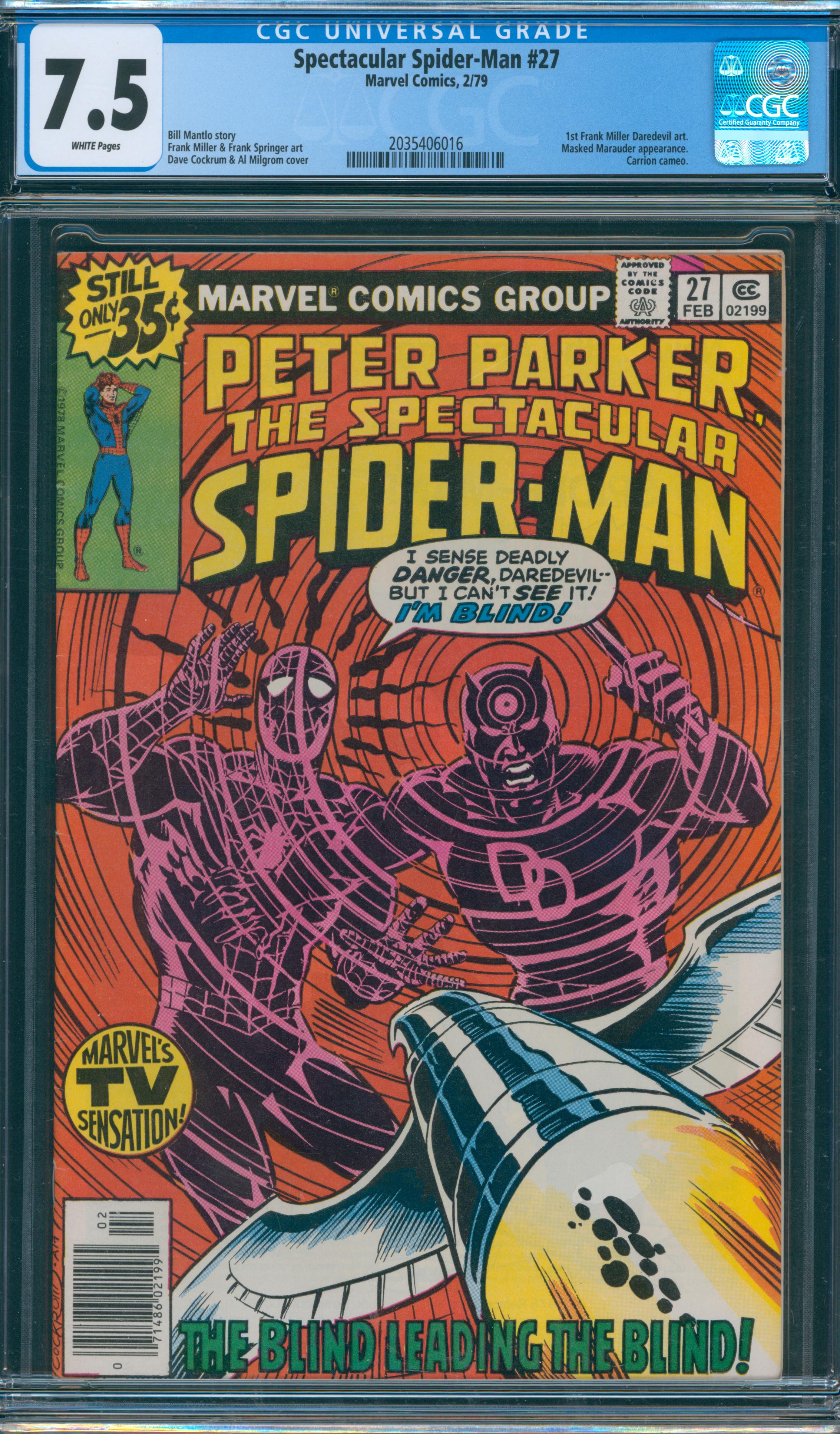 Spectacular Spider-Man #27 CGC 7.5
