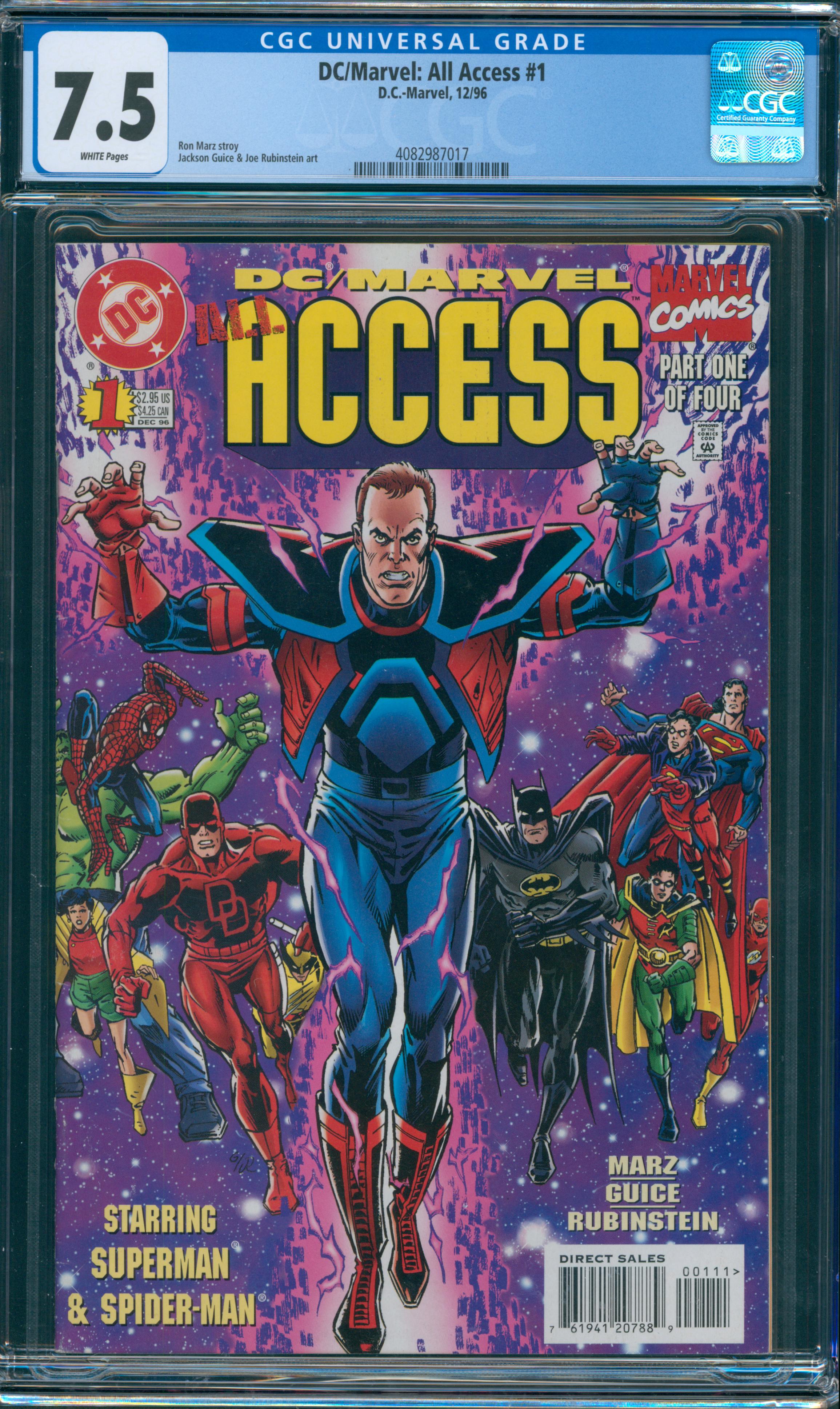 DC/Marvel: All Access #1 CGC 7.5