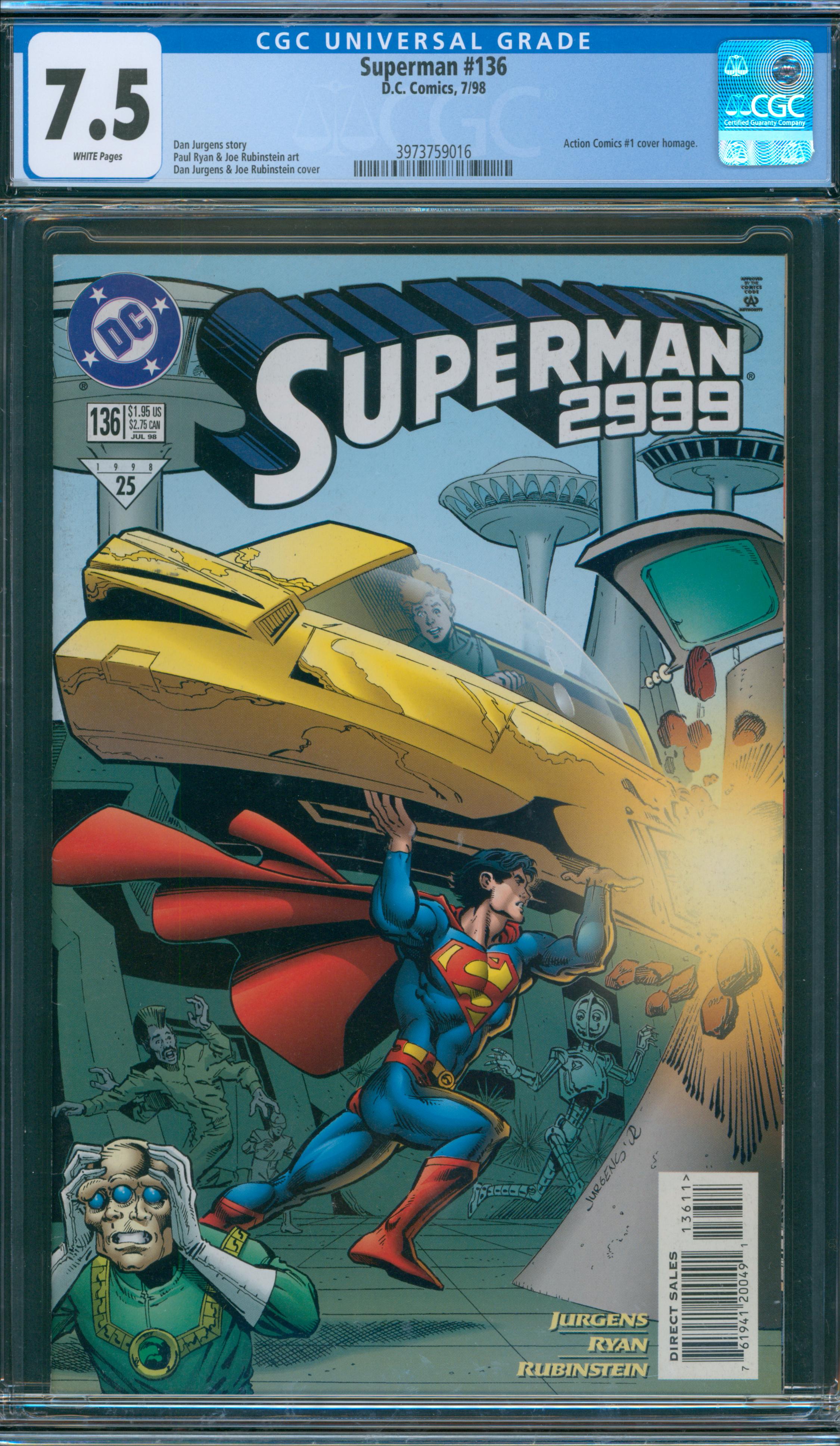 Superman #136 CGC 7.5