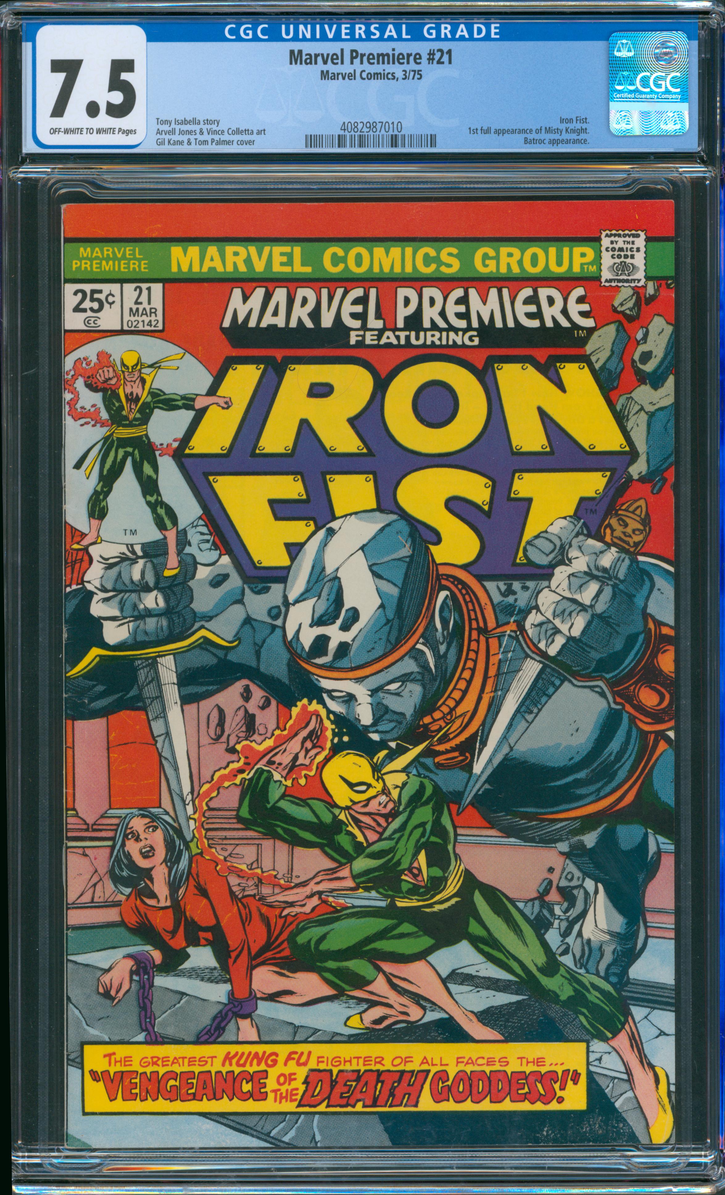 Marvel Premiere #21 CGC 7.5