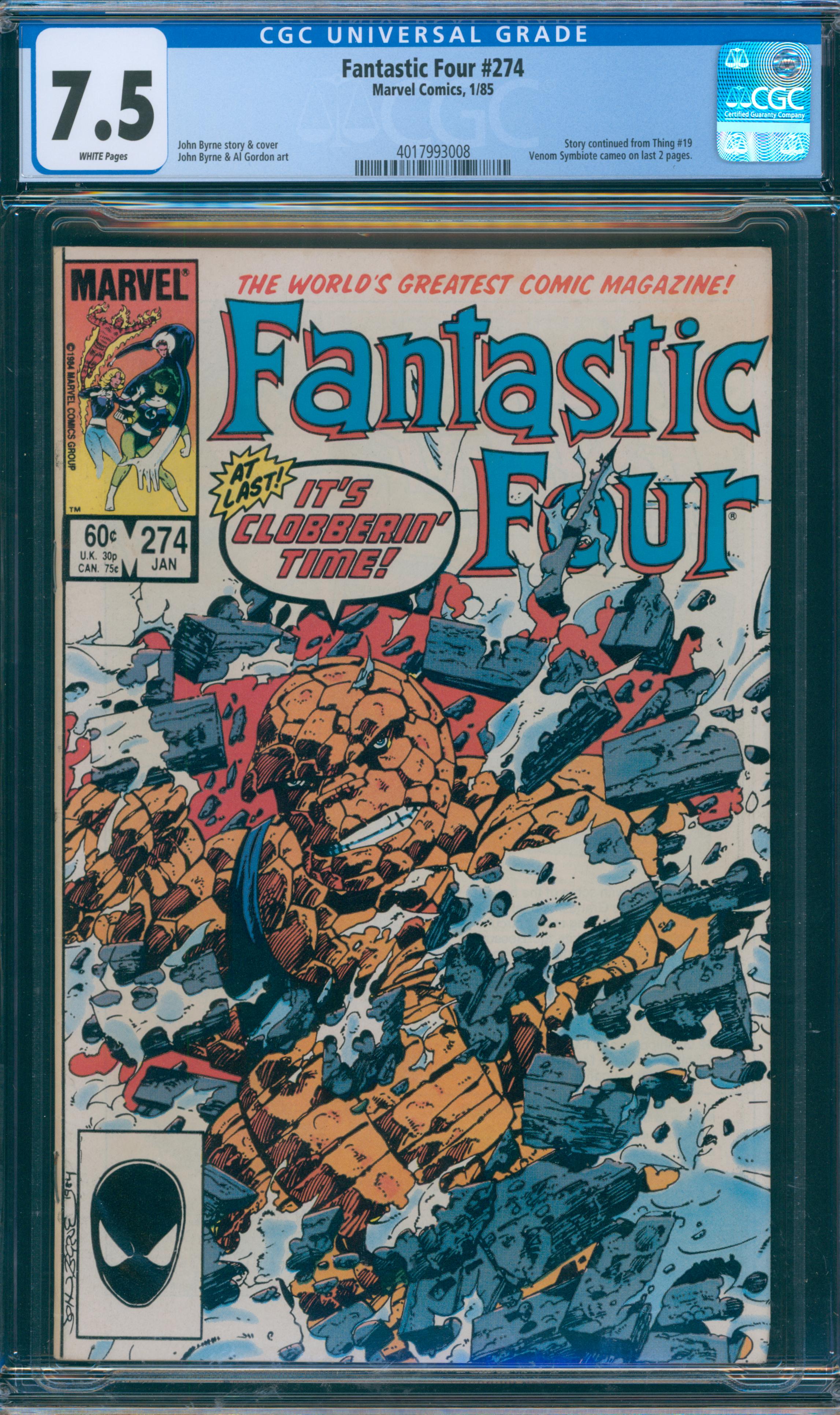 Fantastic Four #274 CGC 7.5