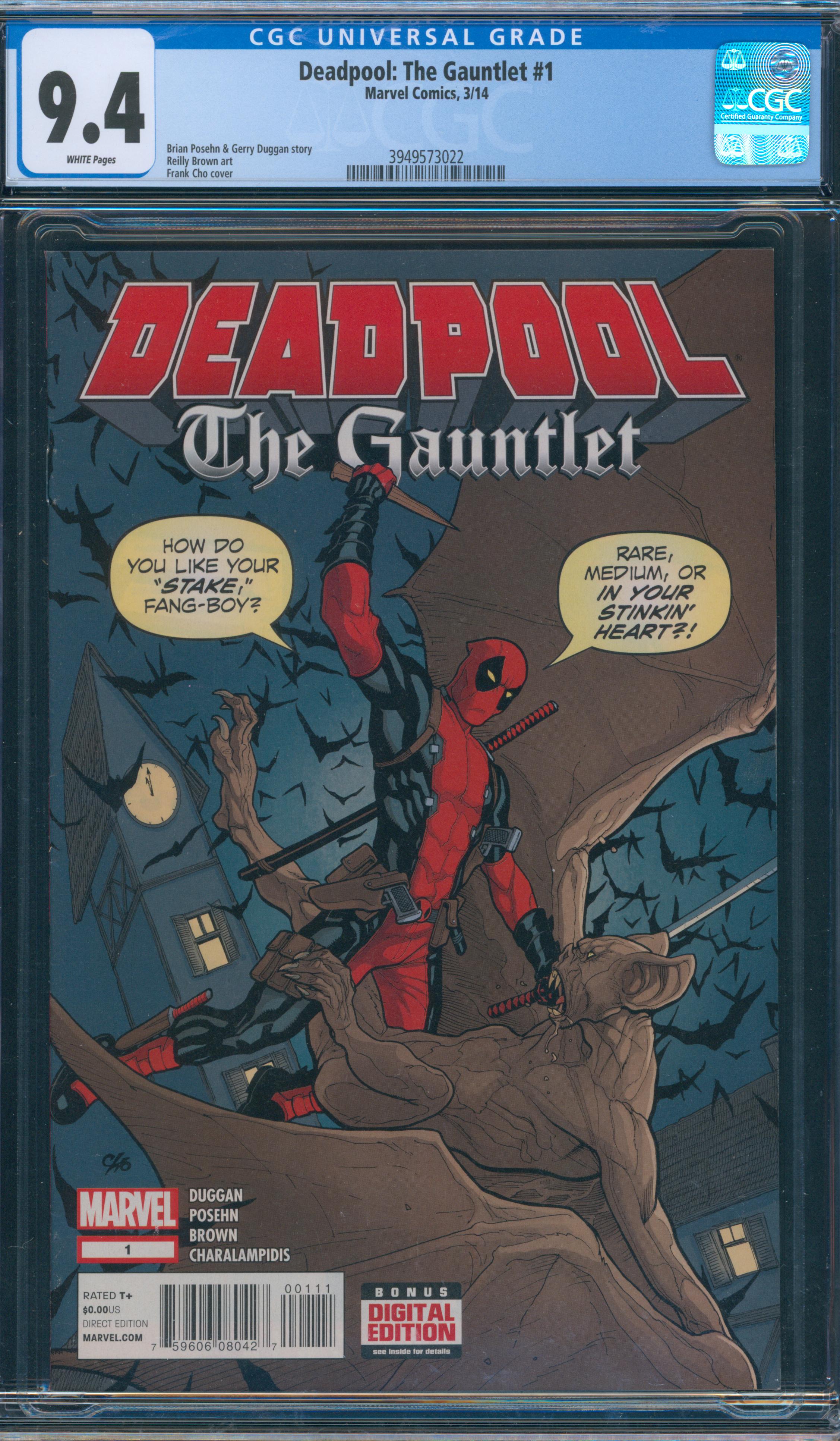 Deadpool: The Gauntlet #1 CGC 9.4