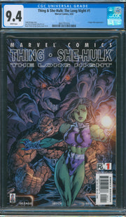 Thing & She-Hulk: The Long Night #1 CGC 9.4