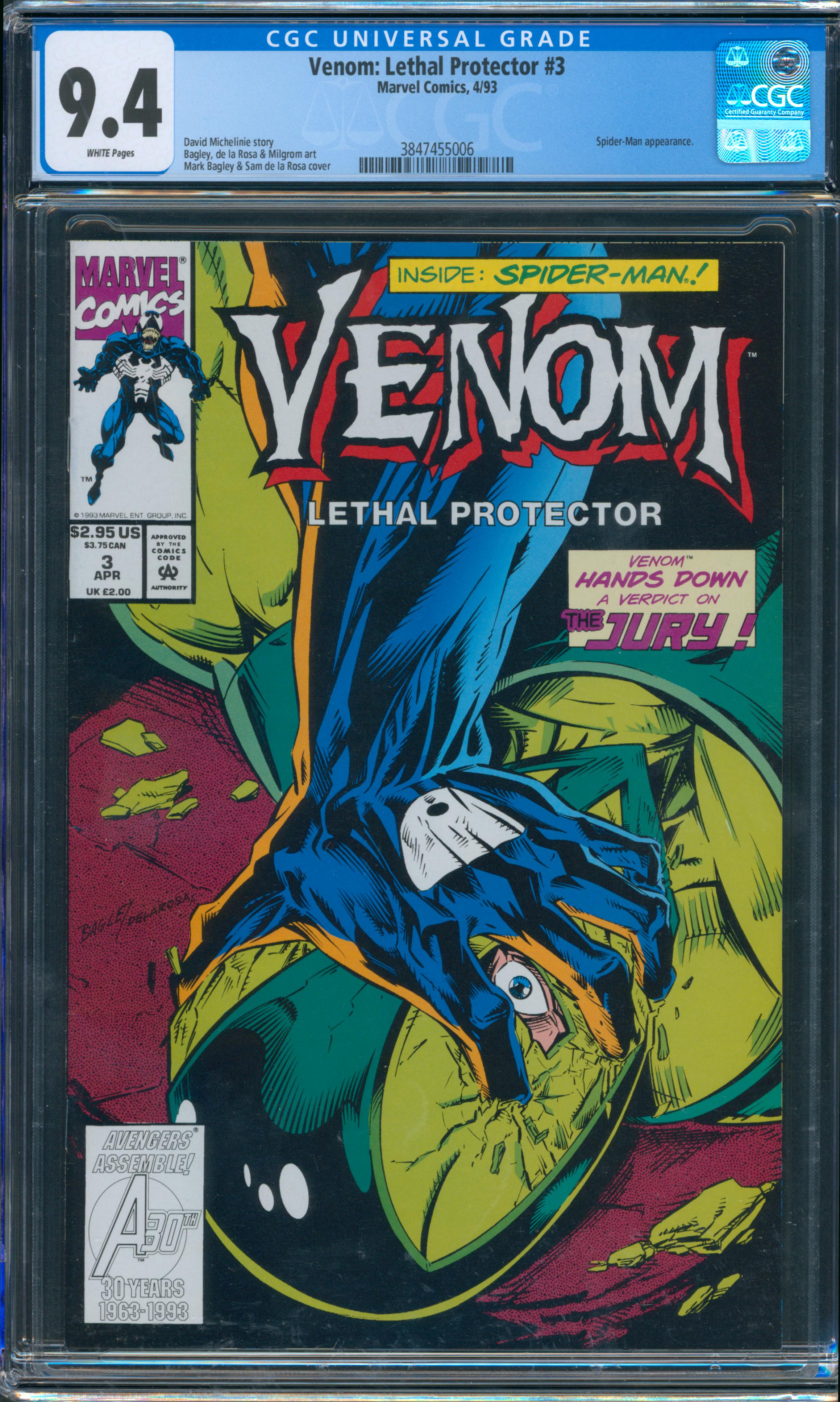 Venom: Lethal Protector #3 CGC 9.4