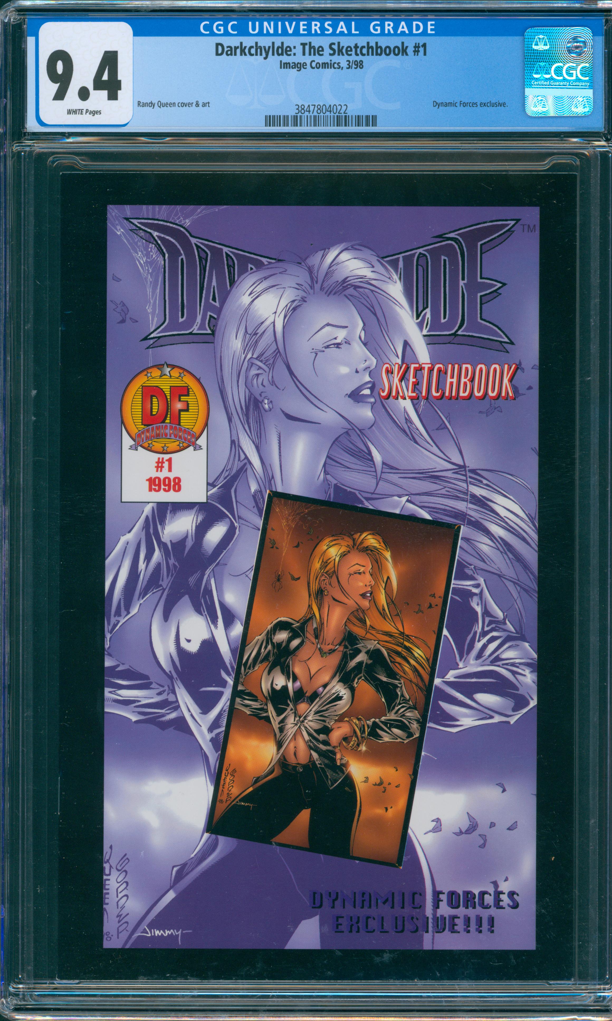 Darkchylde: The Sketchbook #1 CGC 9.4