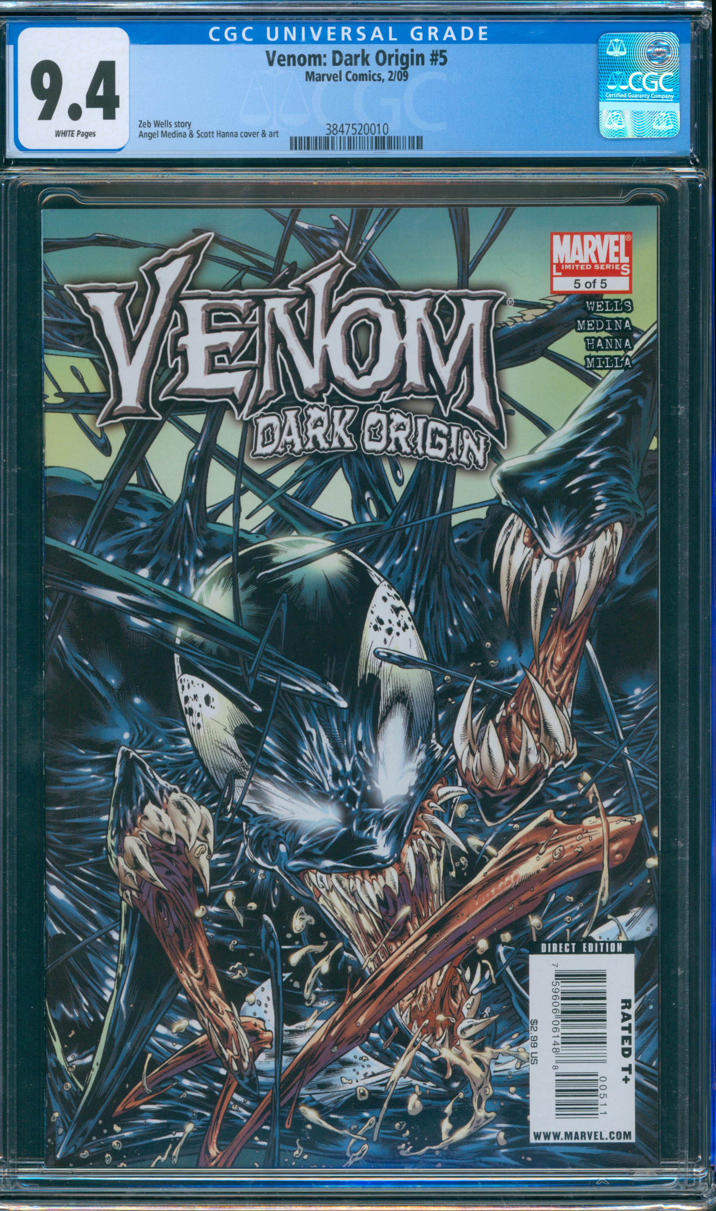 Venom: Dark Origin #5 CGC 9.4