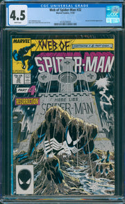Web of Spider-Man #32 CGC 4.5