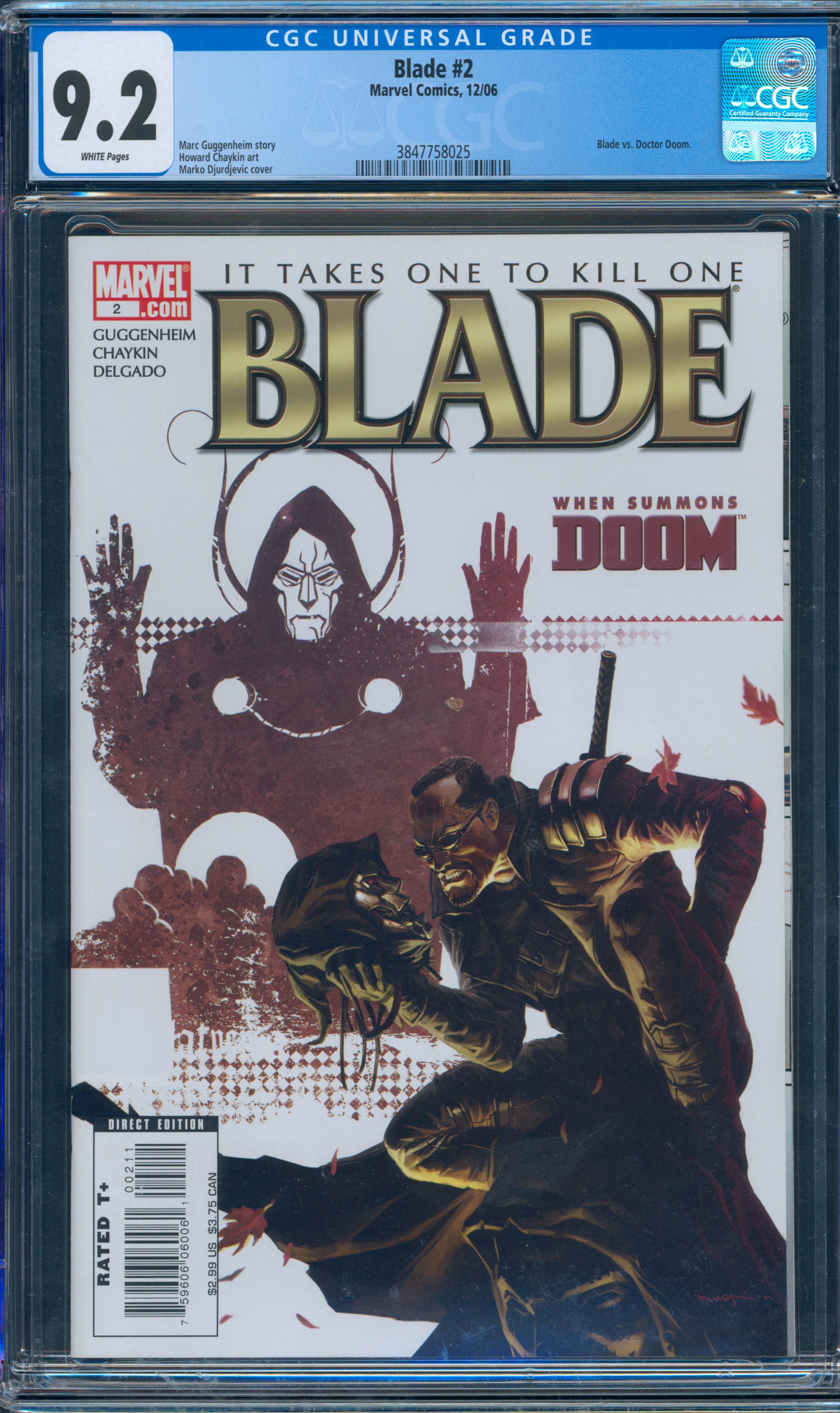 Blade #2 CGC 9.2