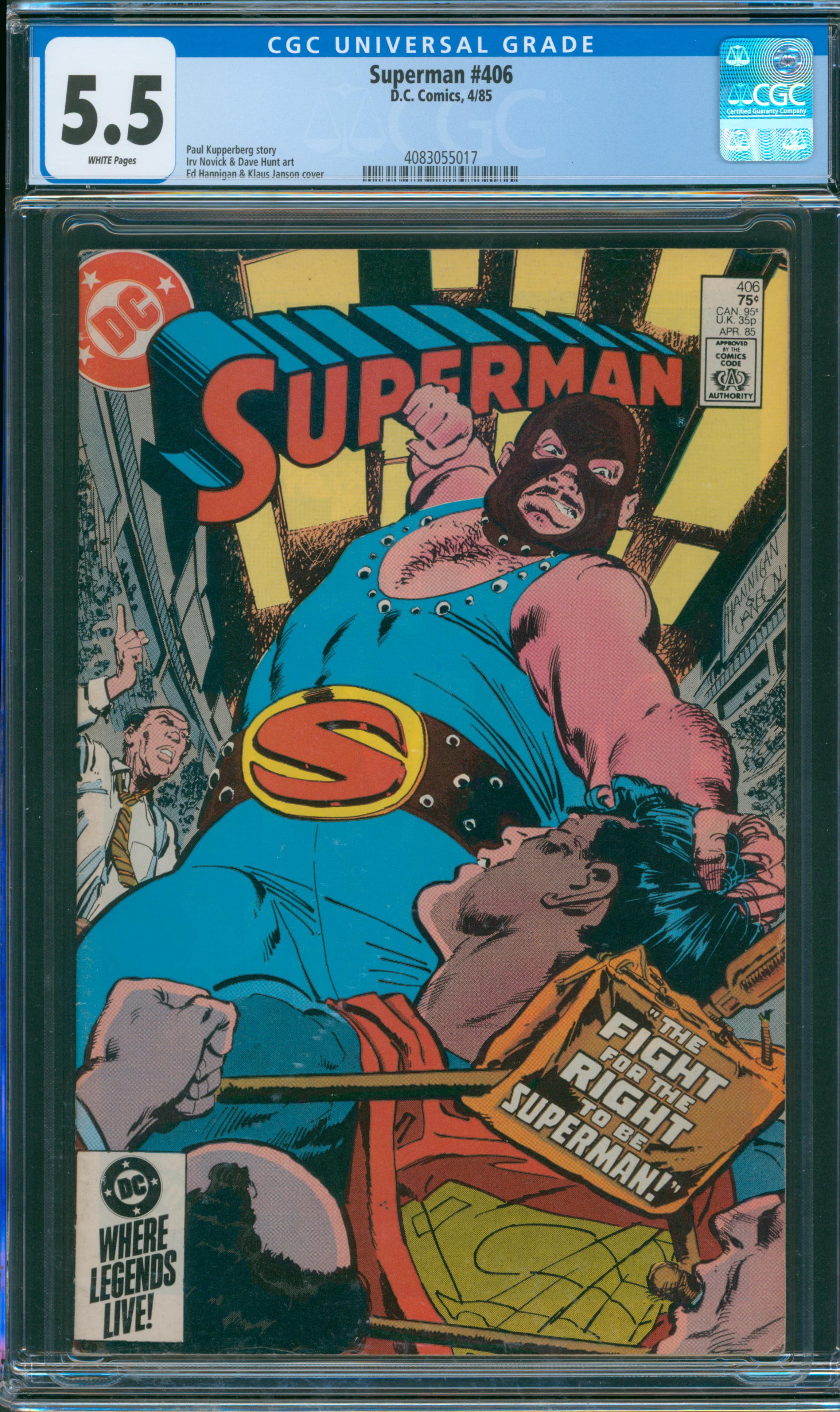 Superman #406 CGC 5.5