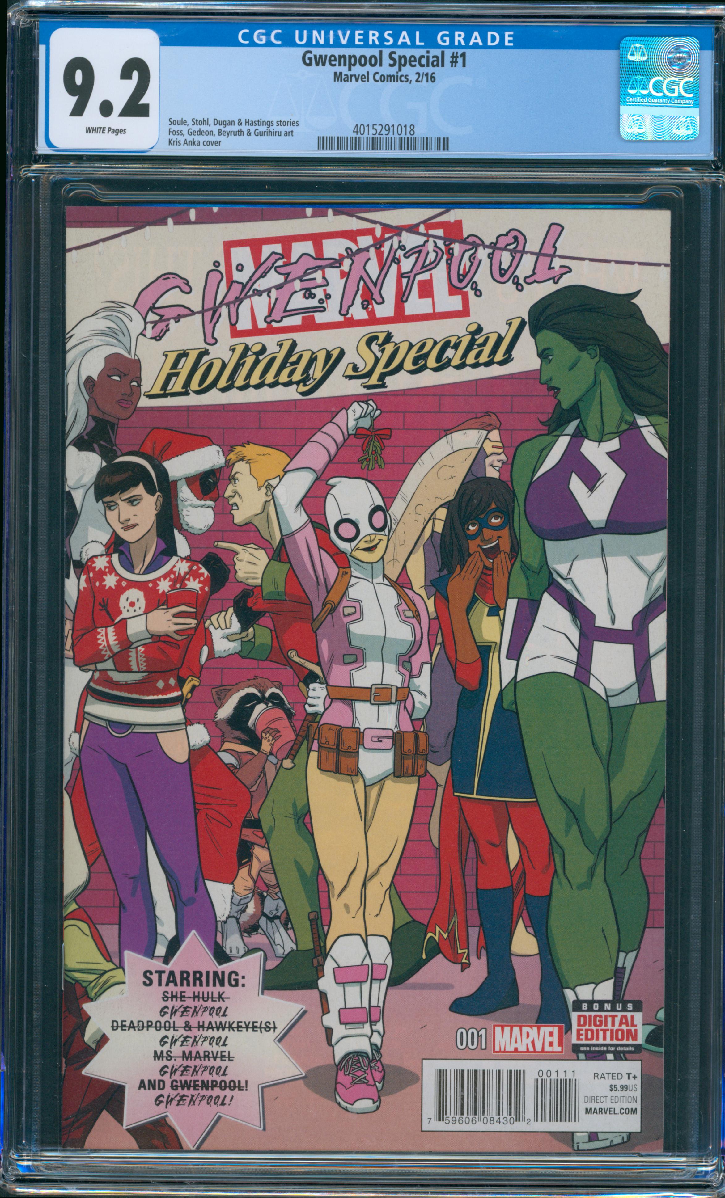 Gwenpool Special #1 CGC 9.2