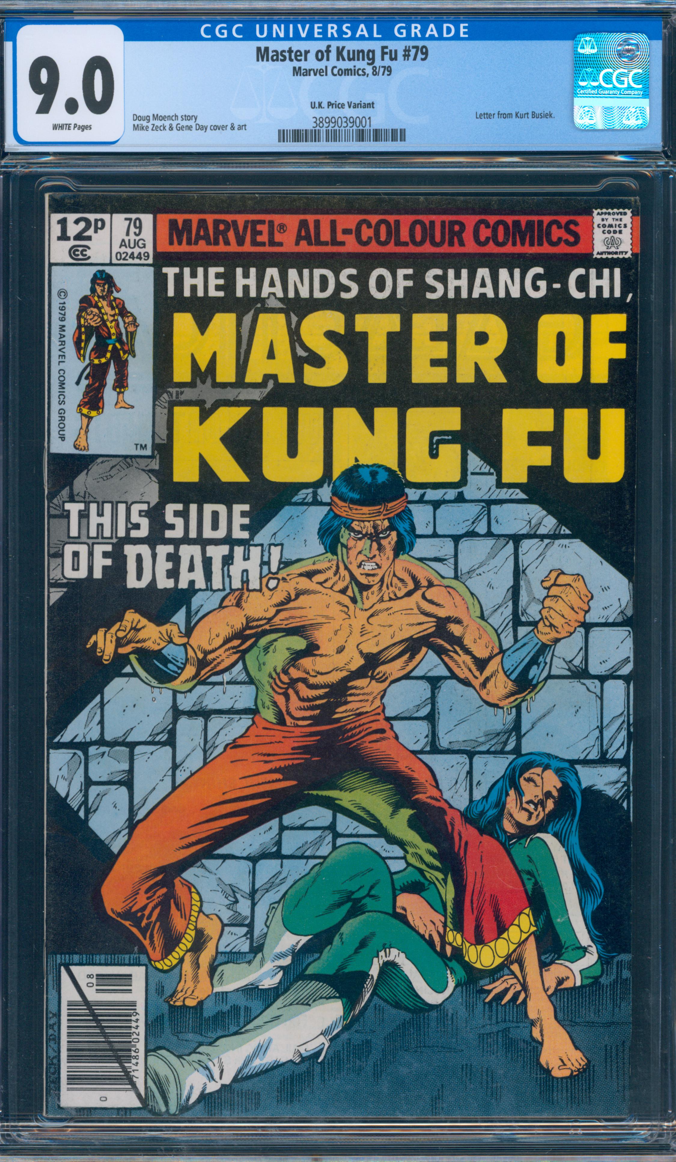 Master of Kung Fu #79 CGC 9.0