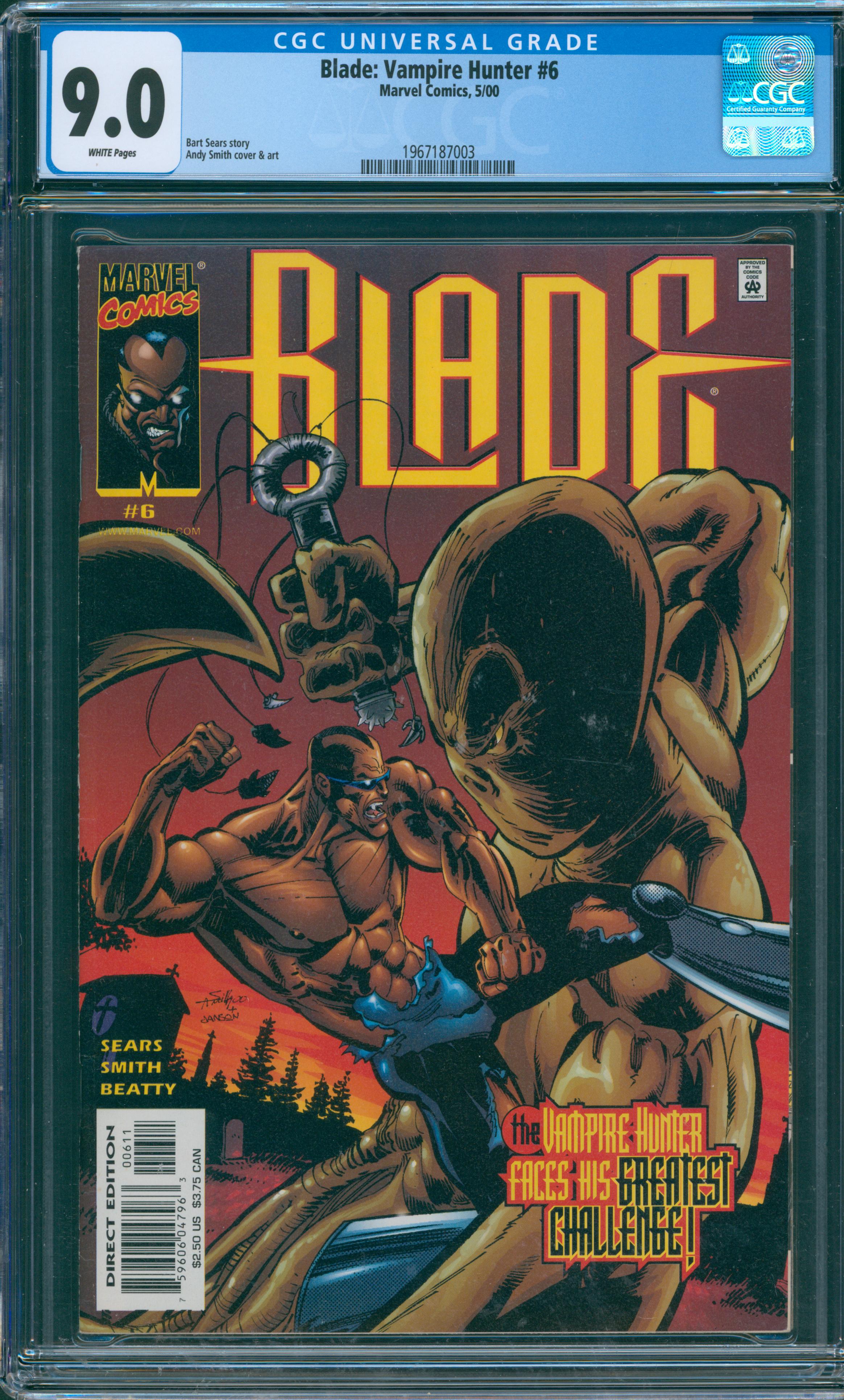 Blade: Vampire Hunter #6 CGC 9.0