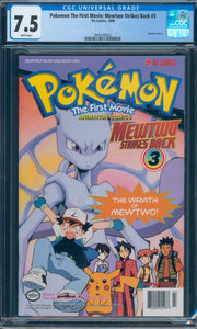 Pokemon The First Movie: Mewtwo Strikes Back #3 CGC 7.5