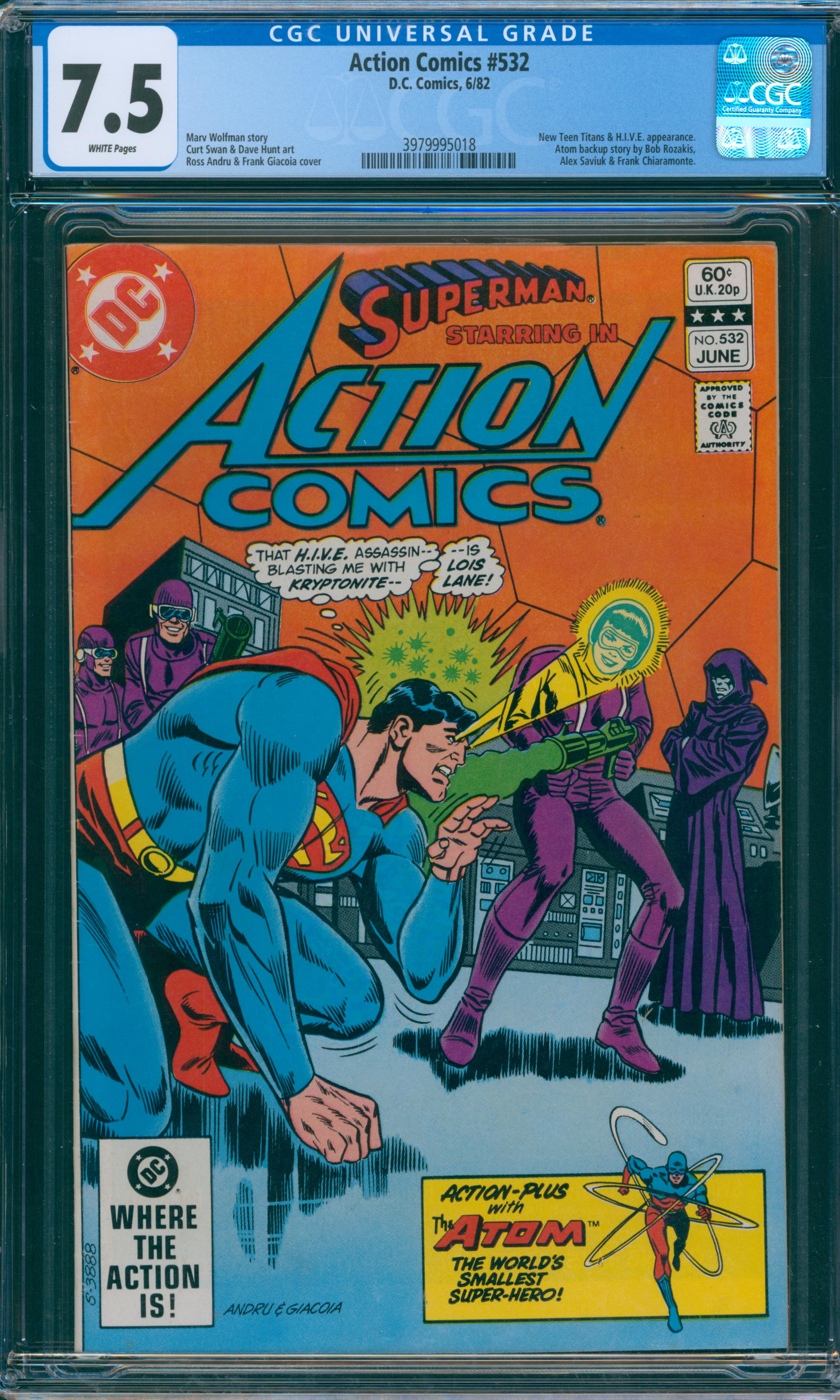 Action Comics #532 CGC 7.5