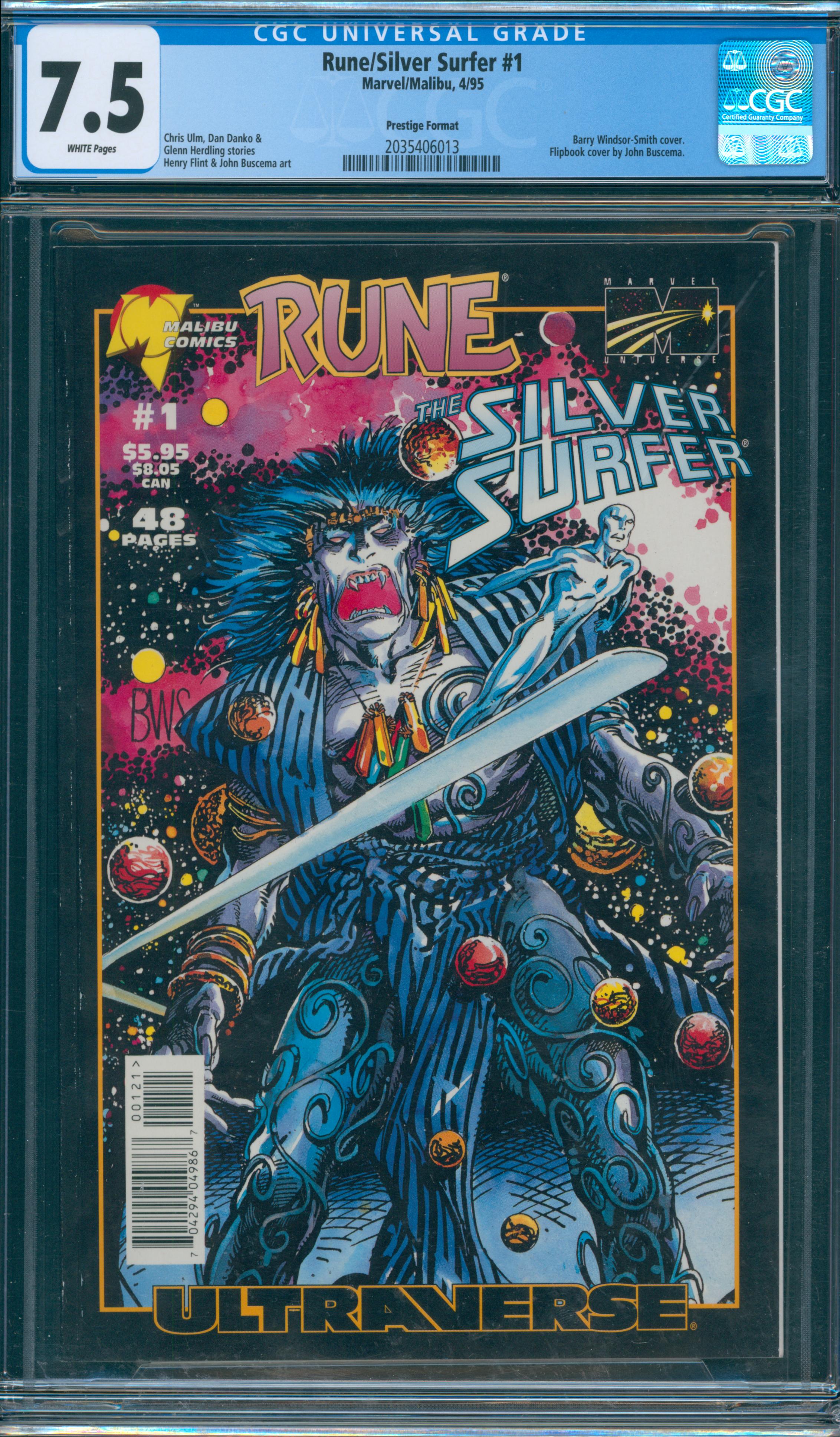 Rune/Silver Surfer #1 CGC 7.5