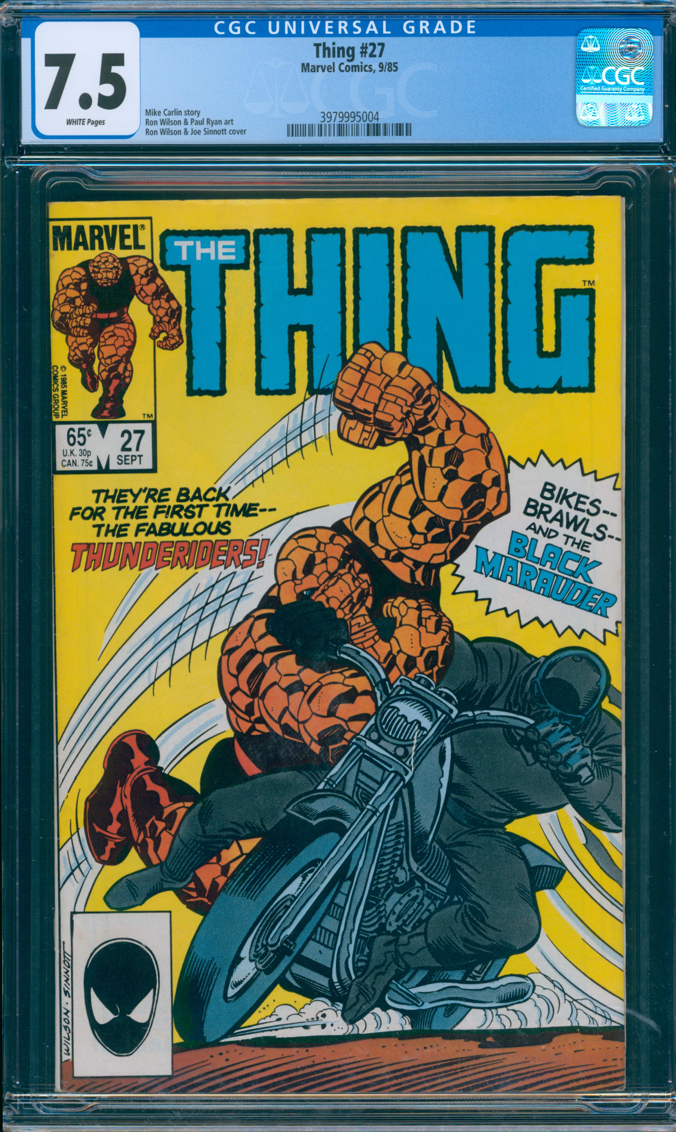 Thing #27 CGC 7.5