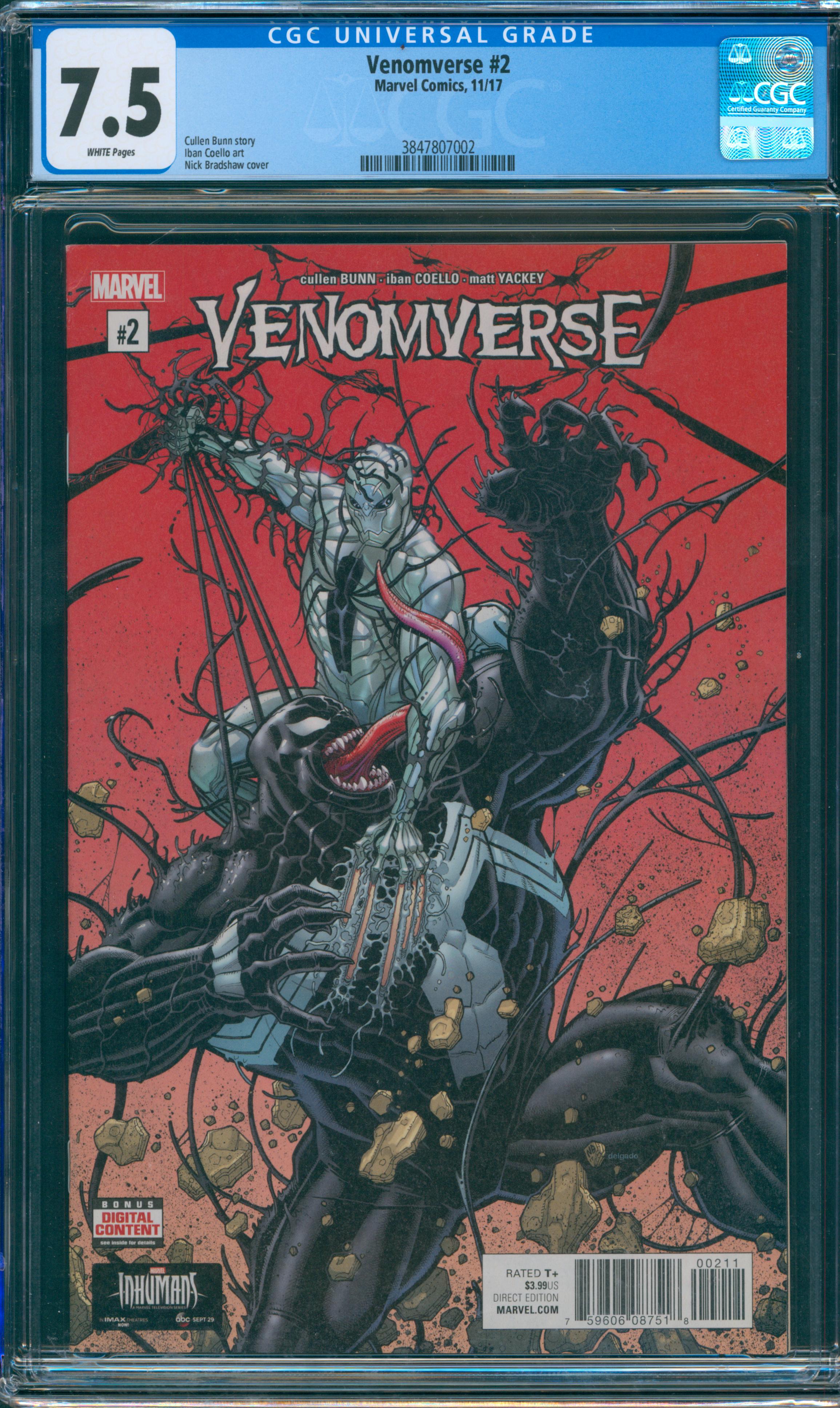 Venomverse #2 CGC 7.5