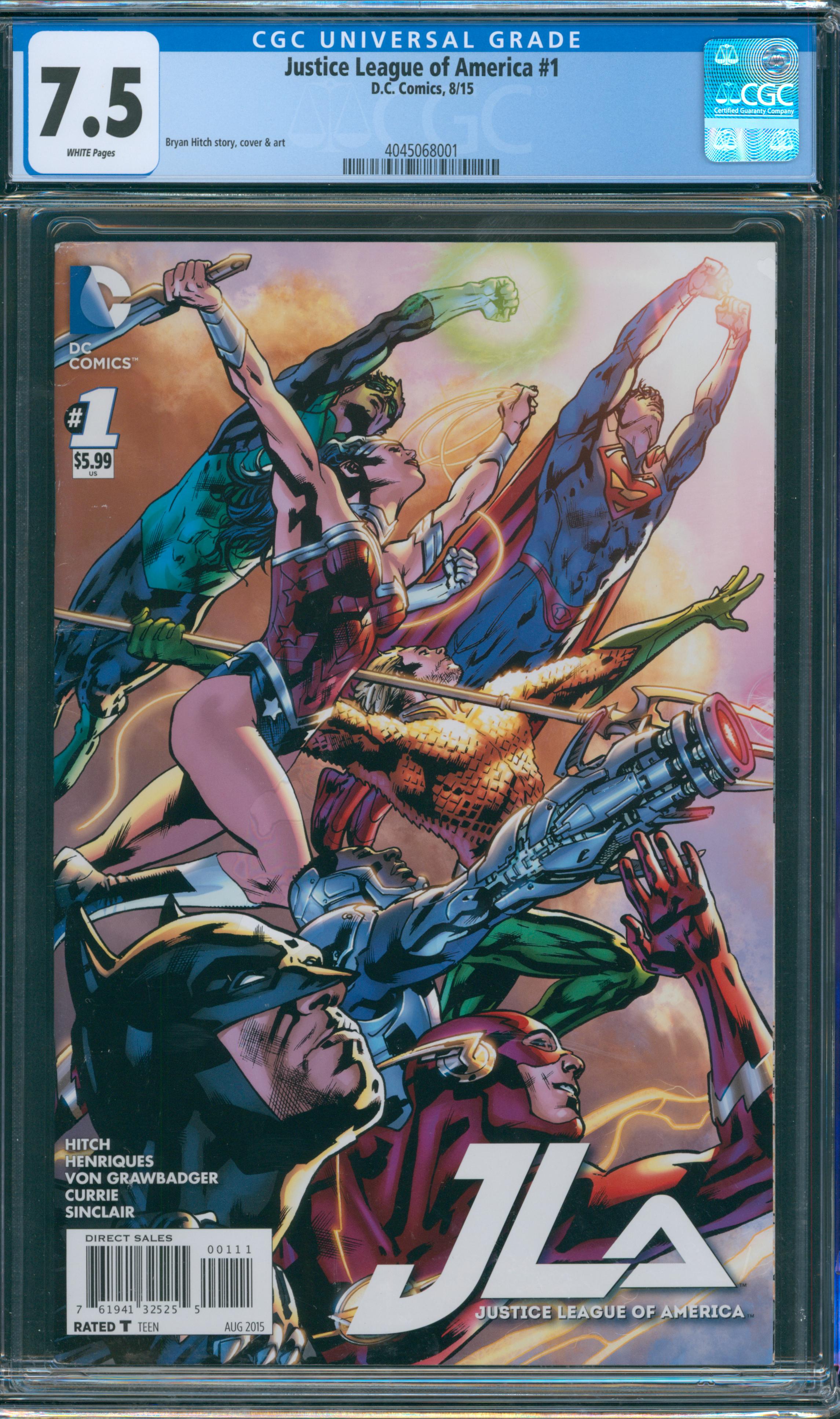 Justice League of America #1 CGC 7.5