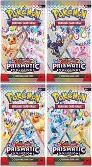 Prismatic Evolutions Booster Pack Art Bundle [Set of 4]