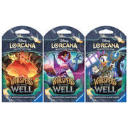 Disney Lorcana: Whispers in the Well Sleeved Booster Pack Art Bundle [Set of 3]