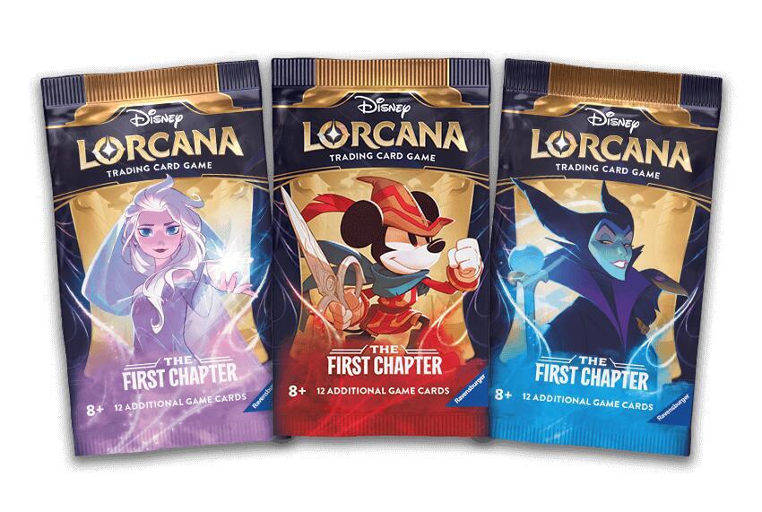Disney Lorcana: The First Chapter Booster Pack Art Bundle [Set of 3]