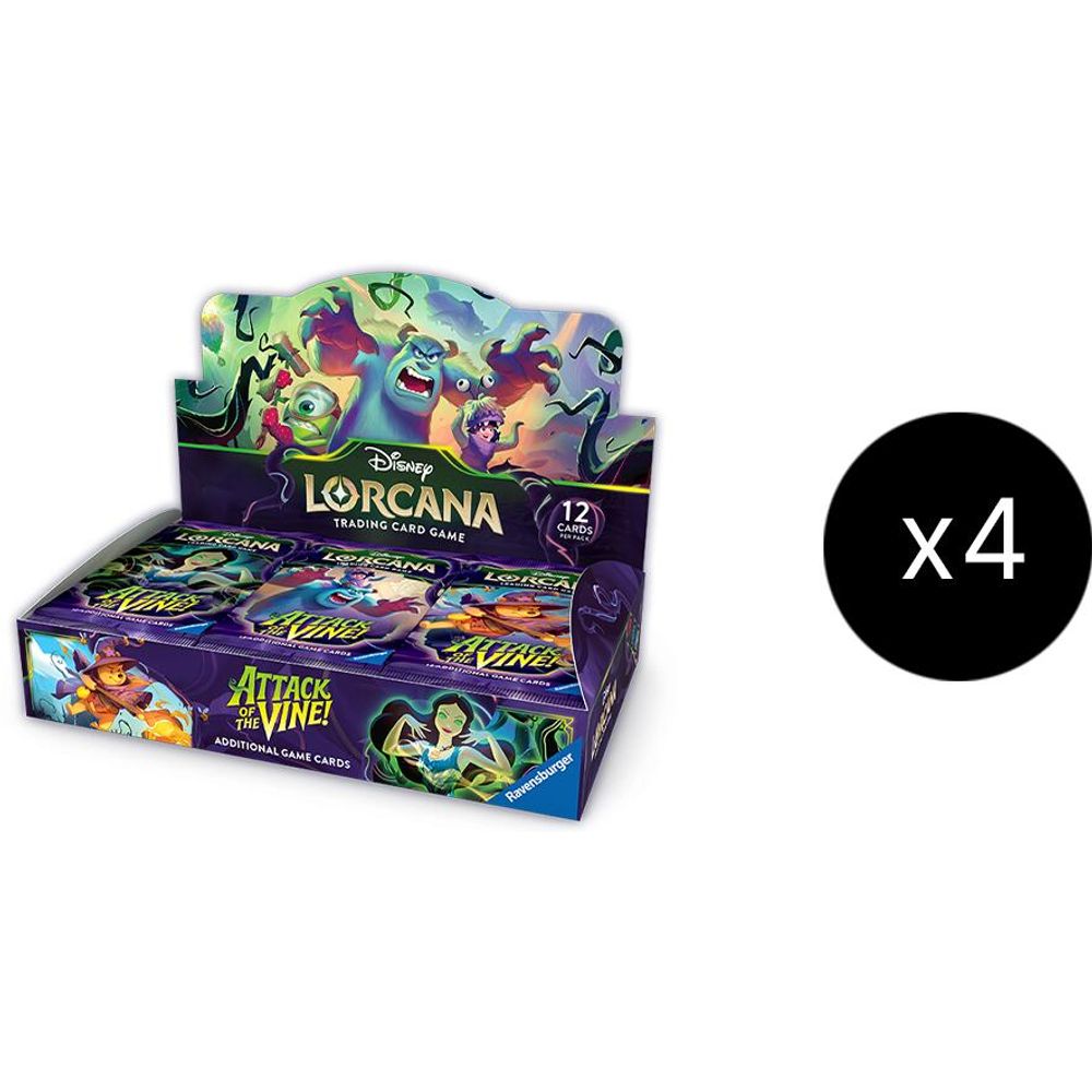 Disney Lorcana: Attack of the Vine! Booster Box Case