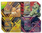 Costco Exclusive 4-Tin Bundle: V Powers Tin [Set of 3] + V Strikers [Tyranitar]