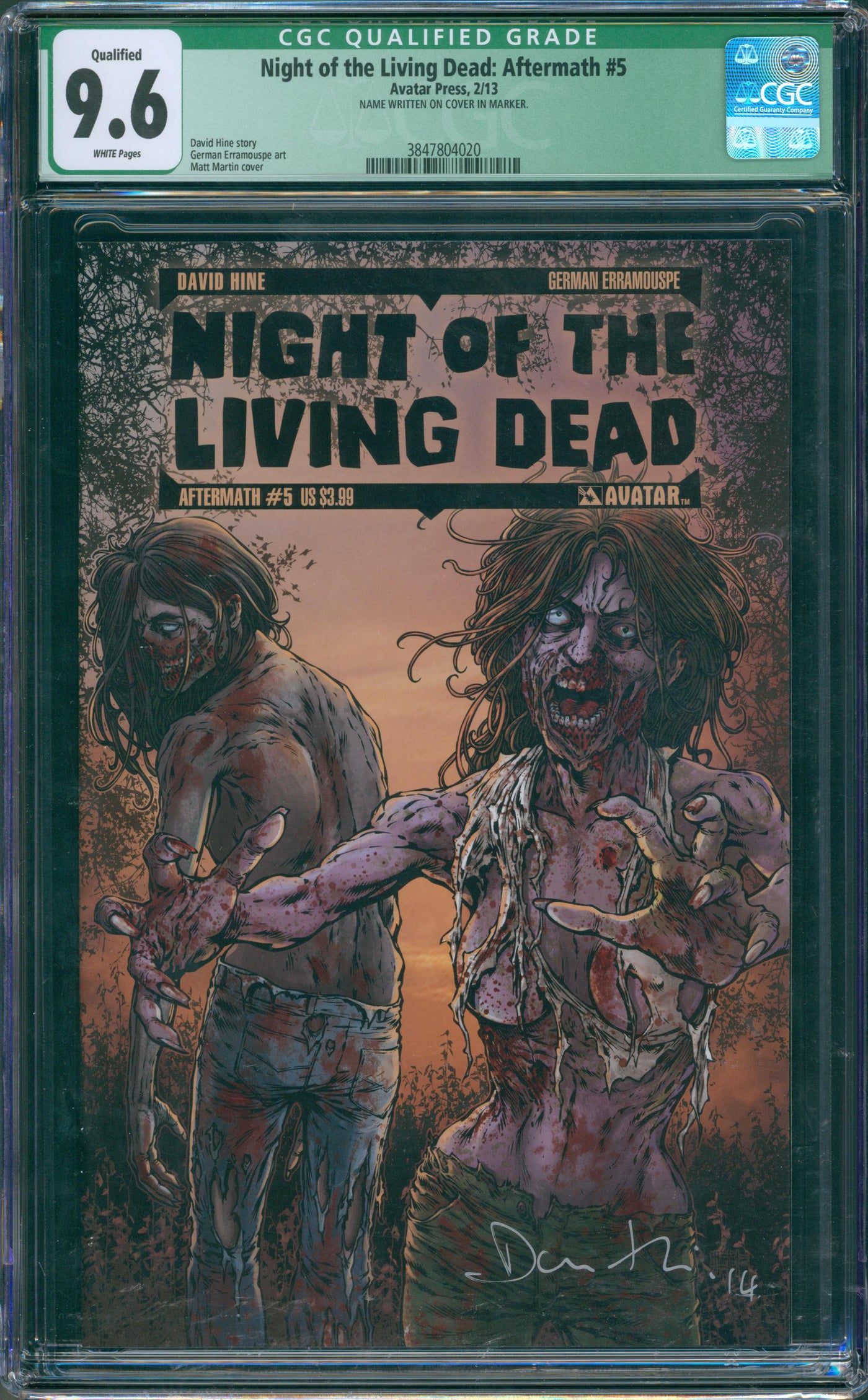 A Night of Living Dead Aftermath #5 CGC 9.6