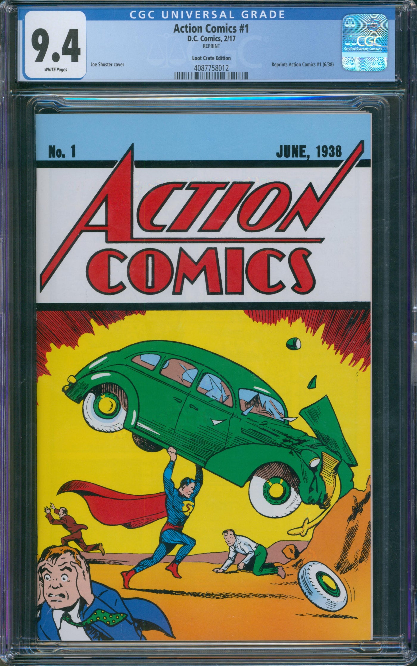 Action Comics #1 Reprint CGC 9.4