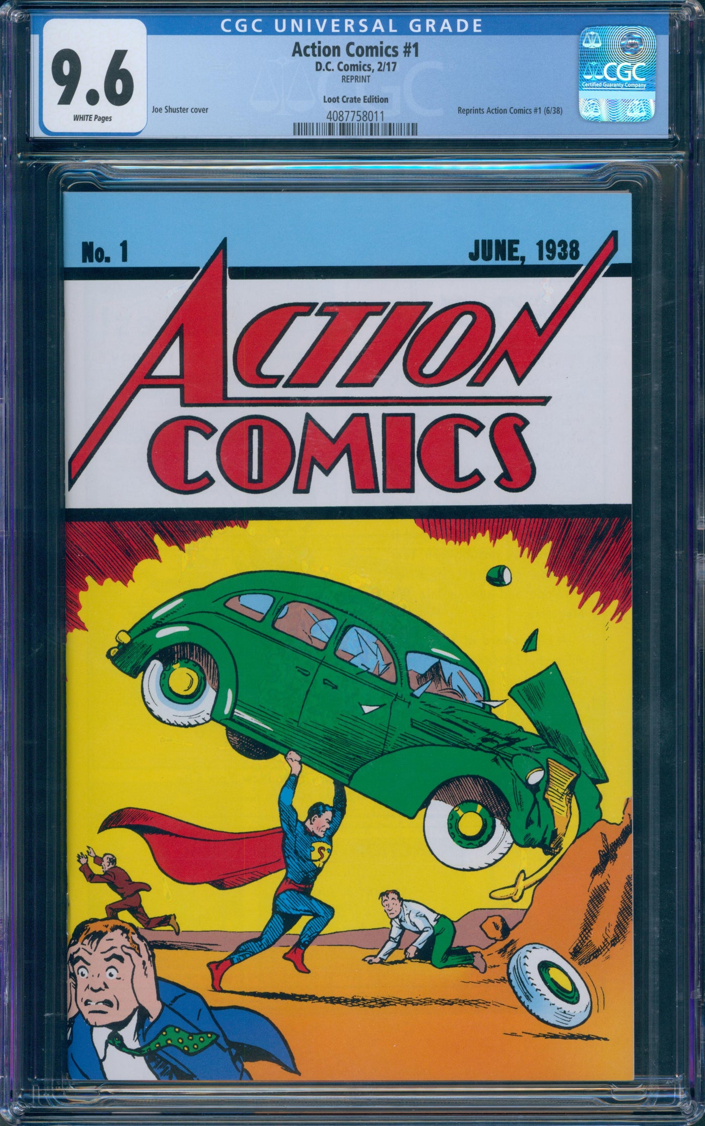 Action Comics #1 Reprint CGC 9.6