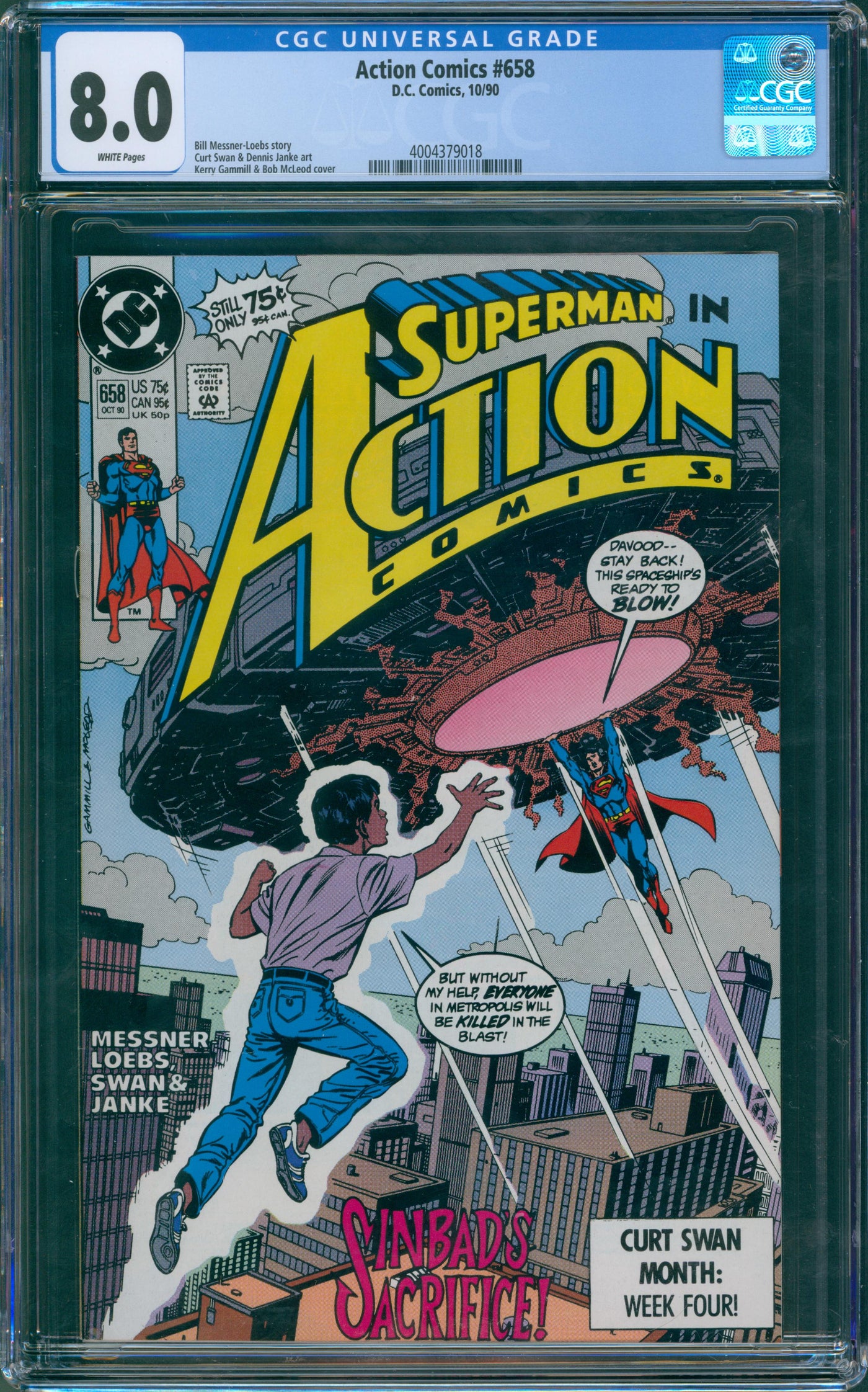 Action Comics #658 CGC 8.0