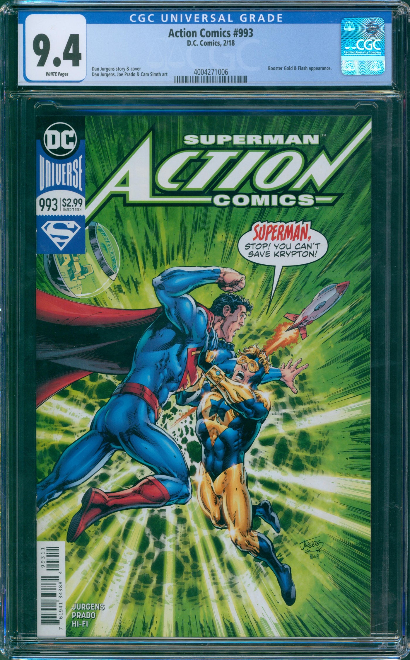 Action Comics #993 CGC 9.4