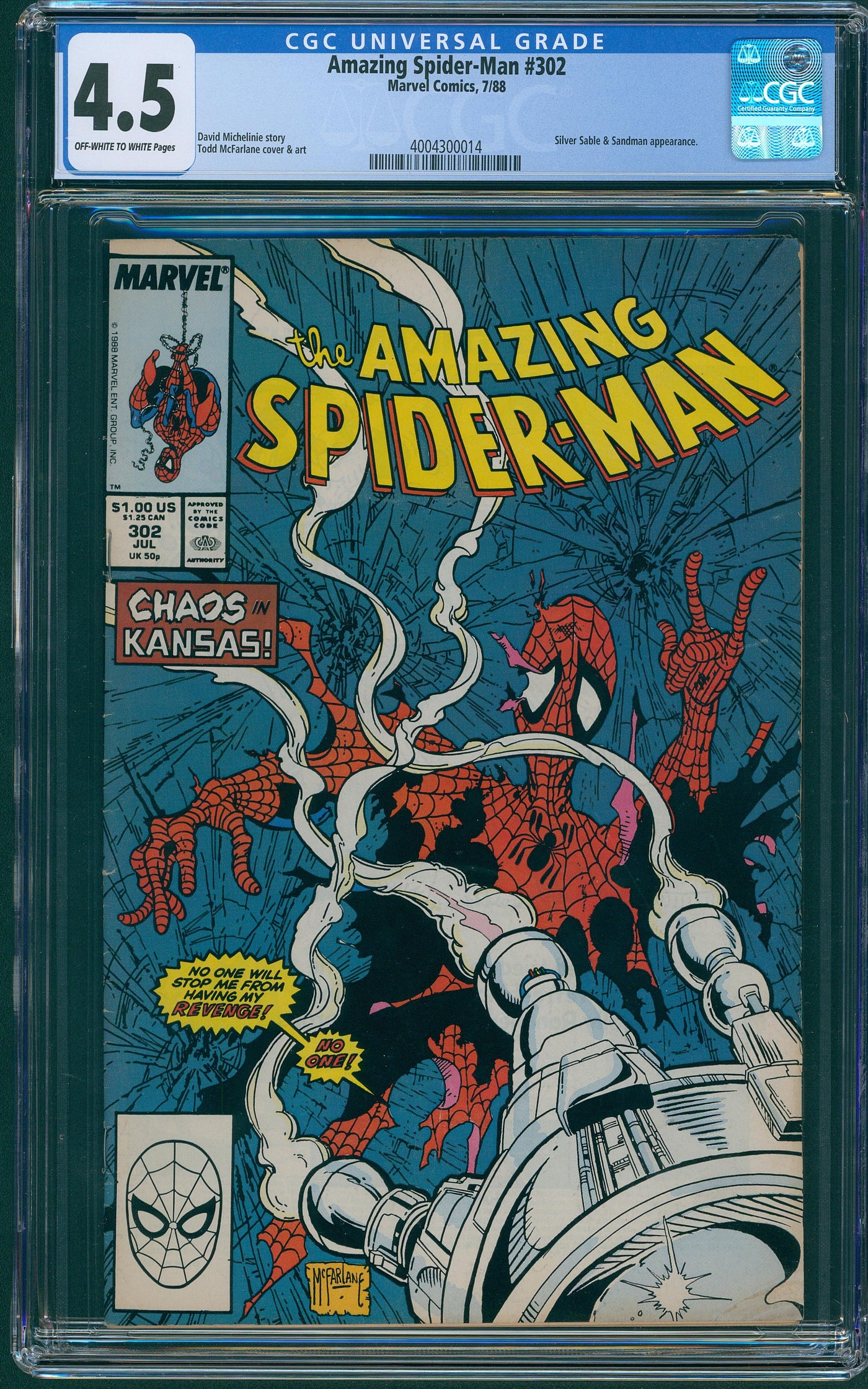 Amazing Spider-Man #302 CGC 4.5