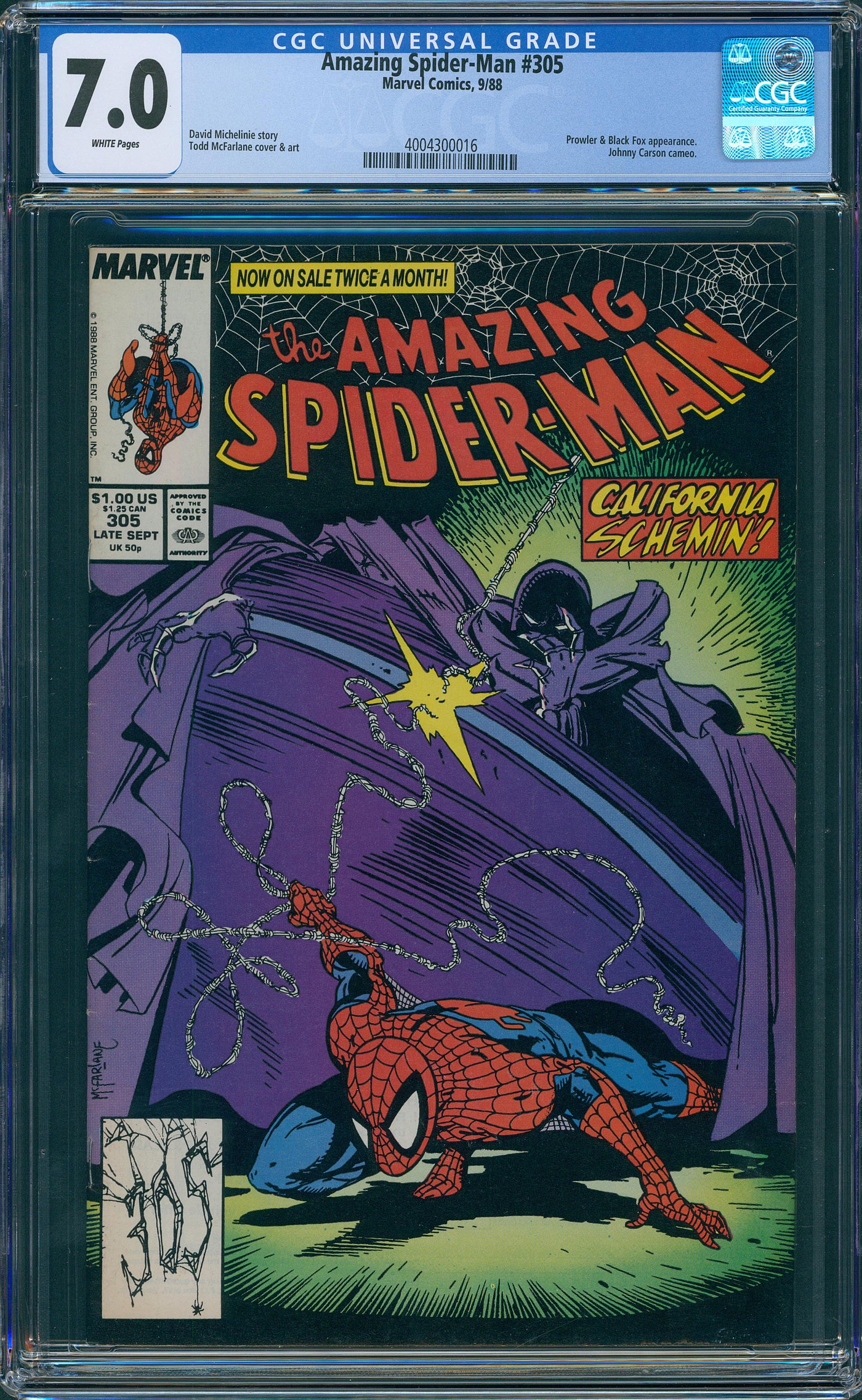 Amazing Spider-Man #305 CGC 7.0