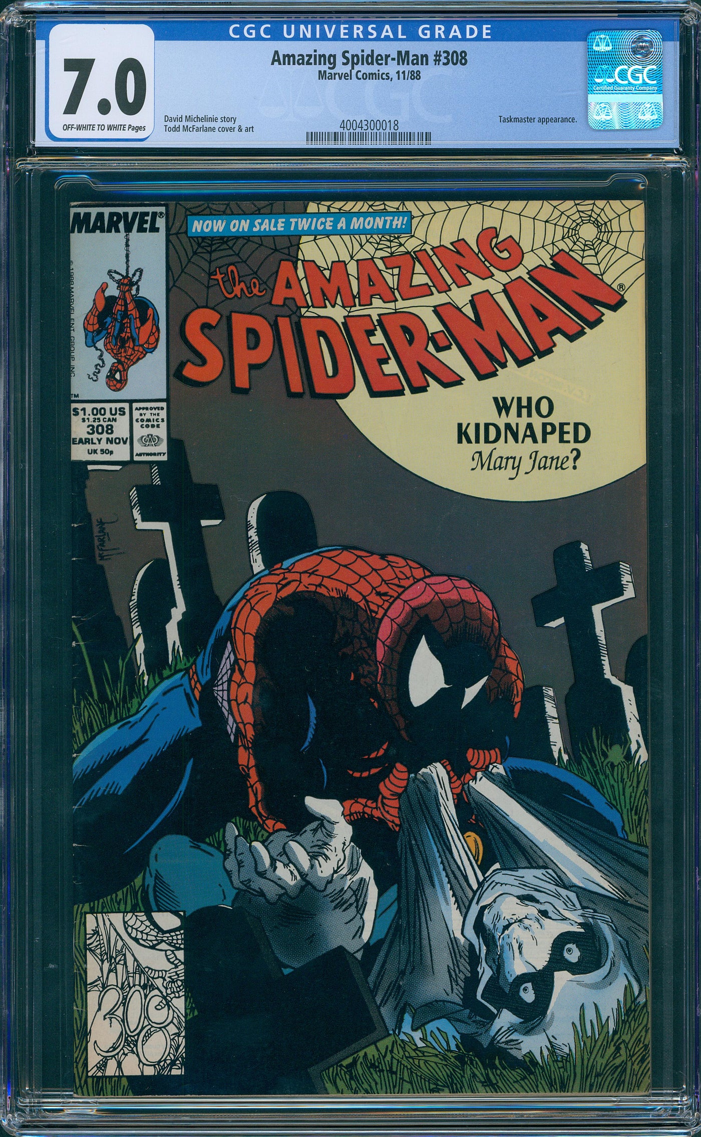 Amazing Spider-Man #308 CGC 7.0