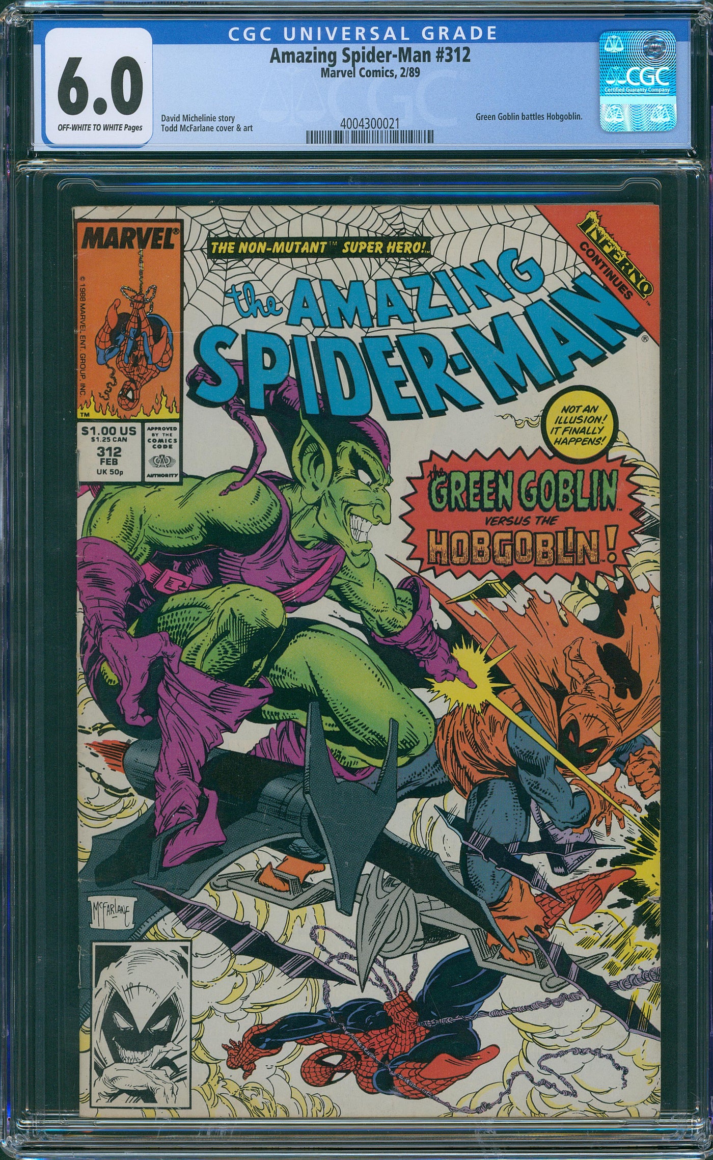 Amazing Spider-Man #312 CGC 6.0