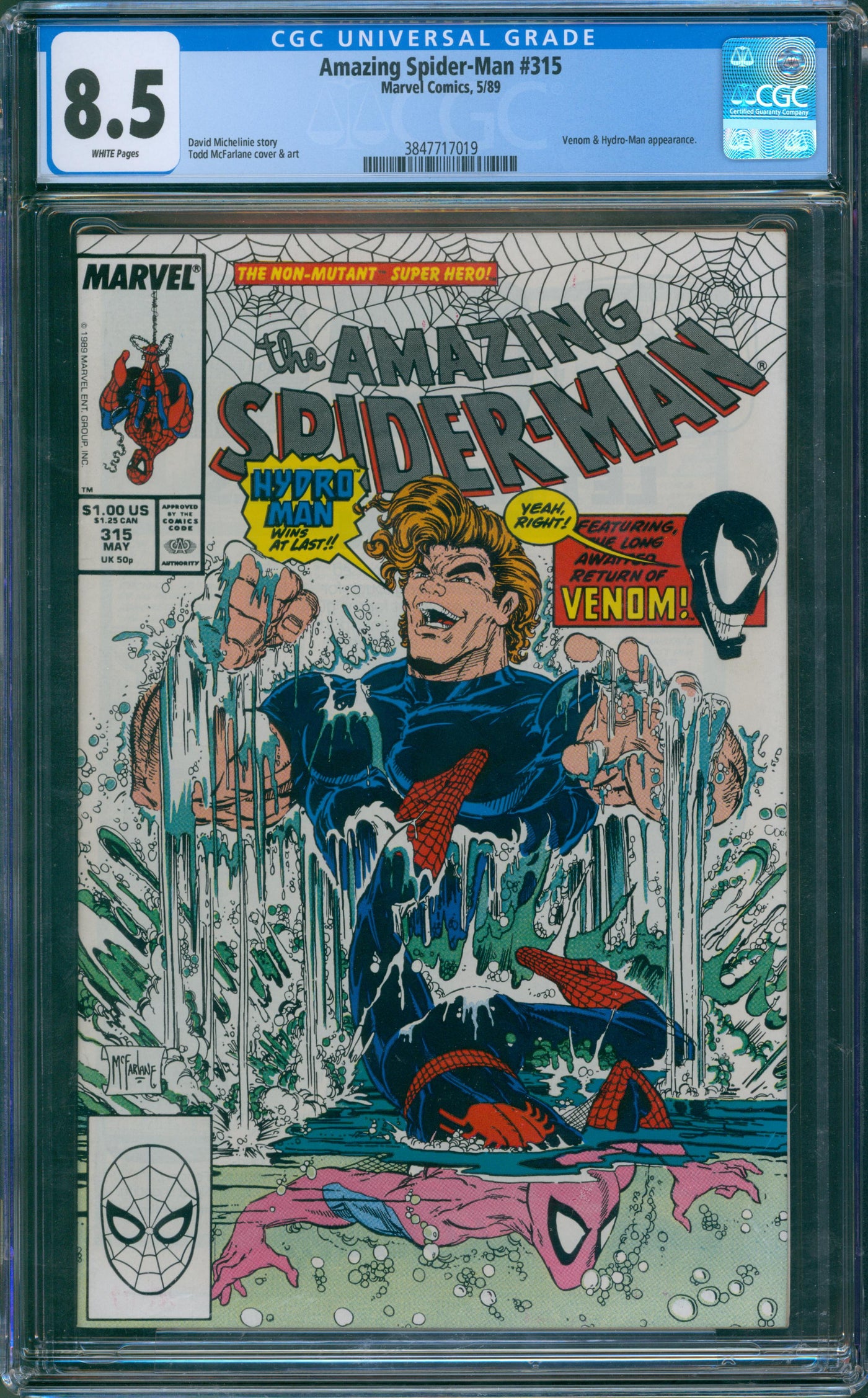 Amazing Spider-Man #315 CGC 8.5