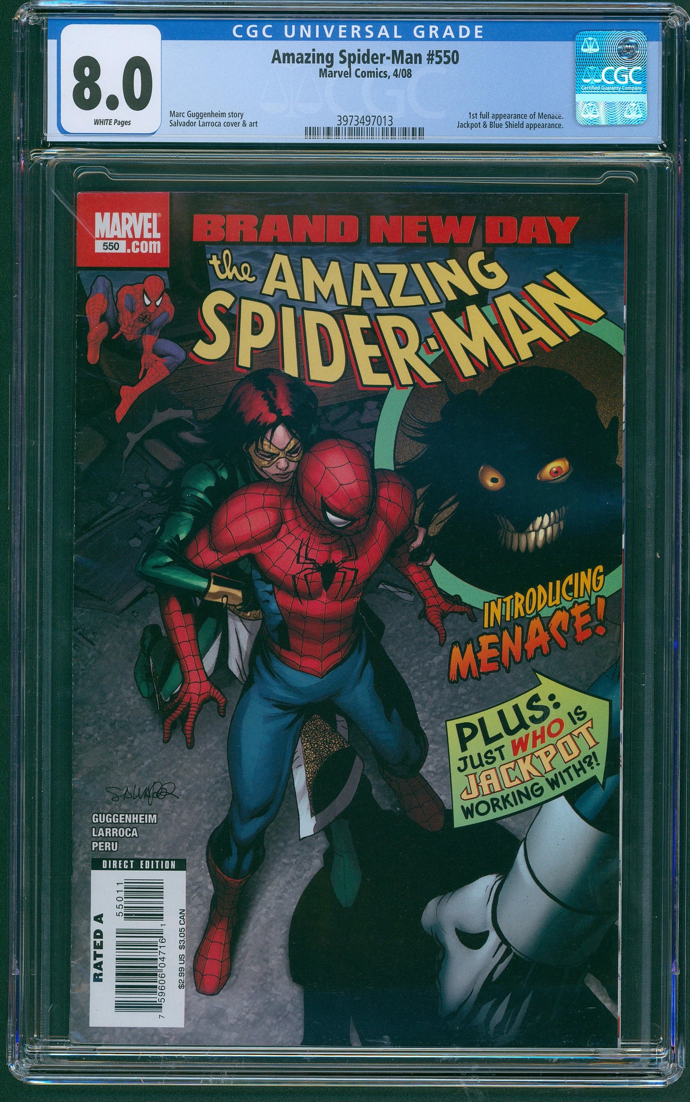Amazing Spider-Man #550 CGC 8.0