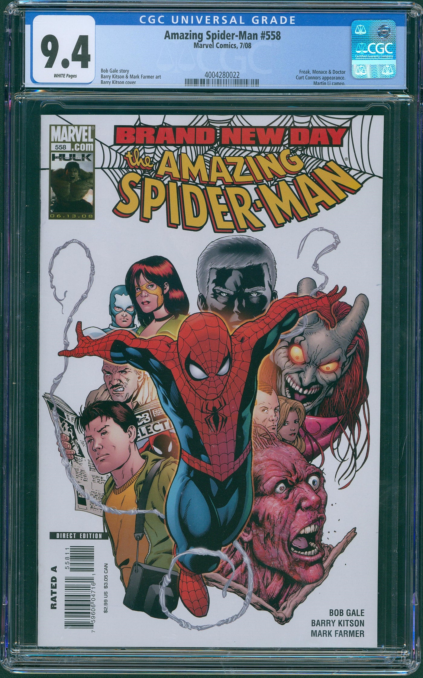 Amazing Spider-Man #558 CGC 9.4