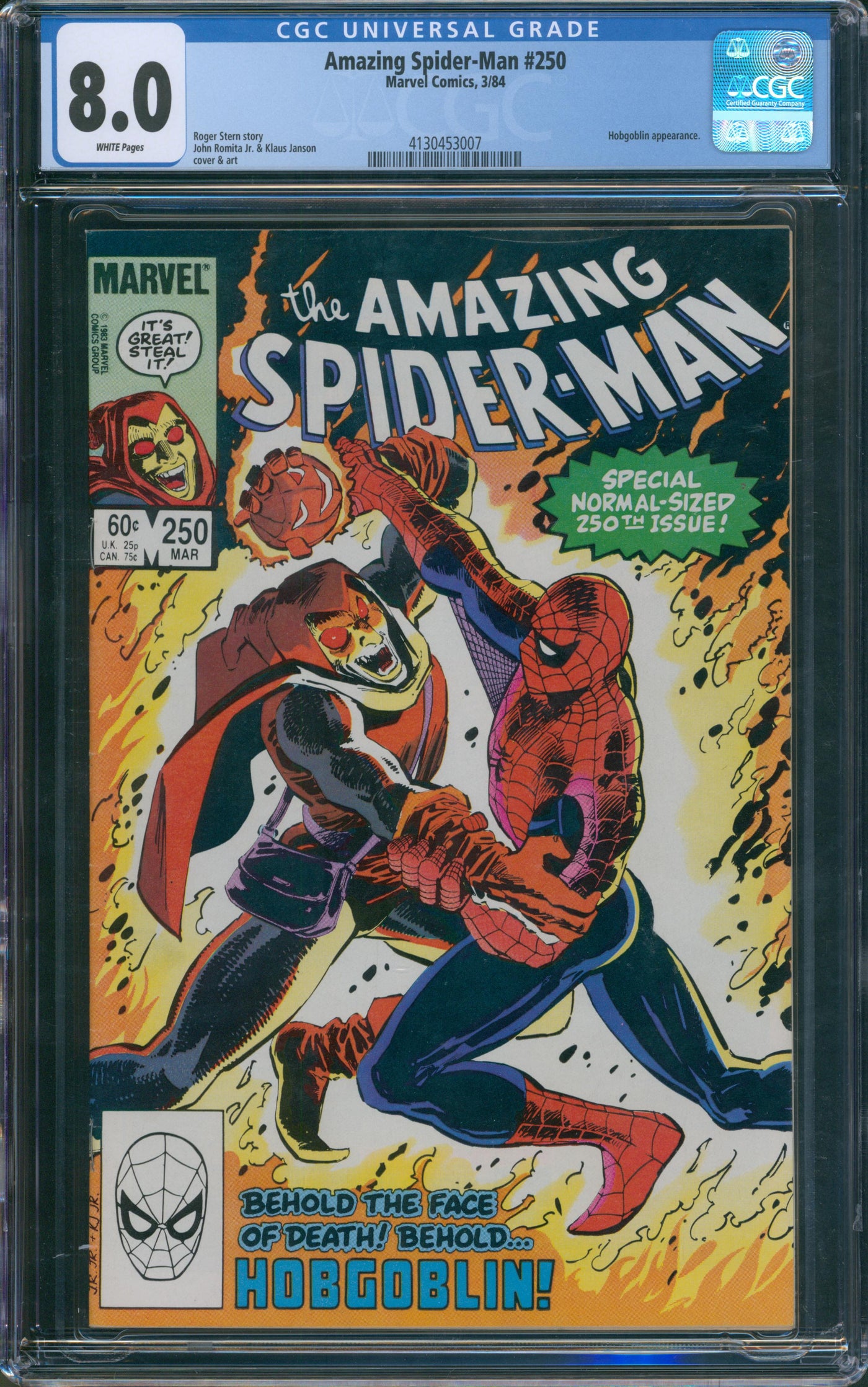 Amazing Spider-Man #250 CGC 8.0