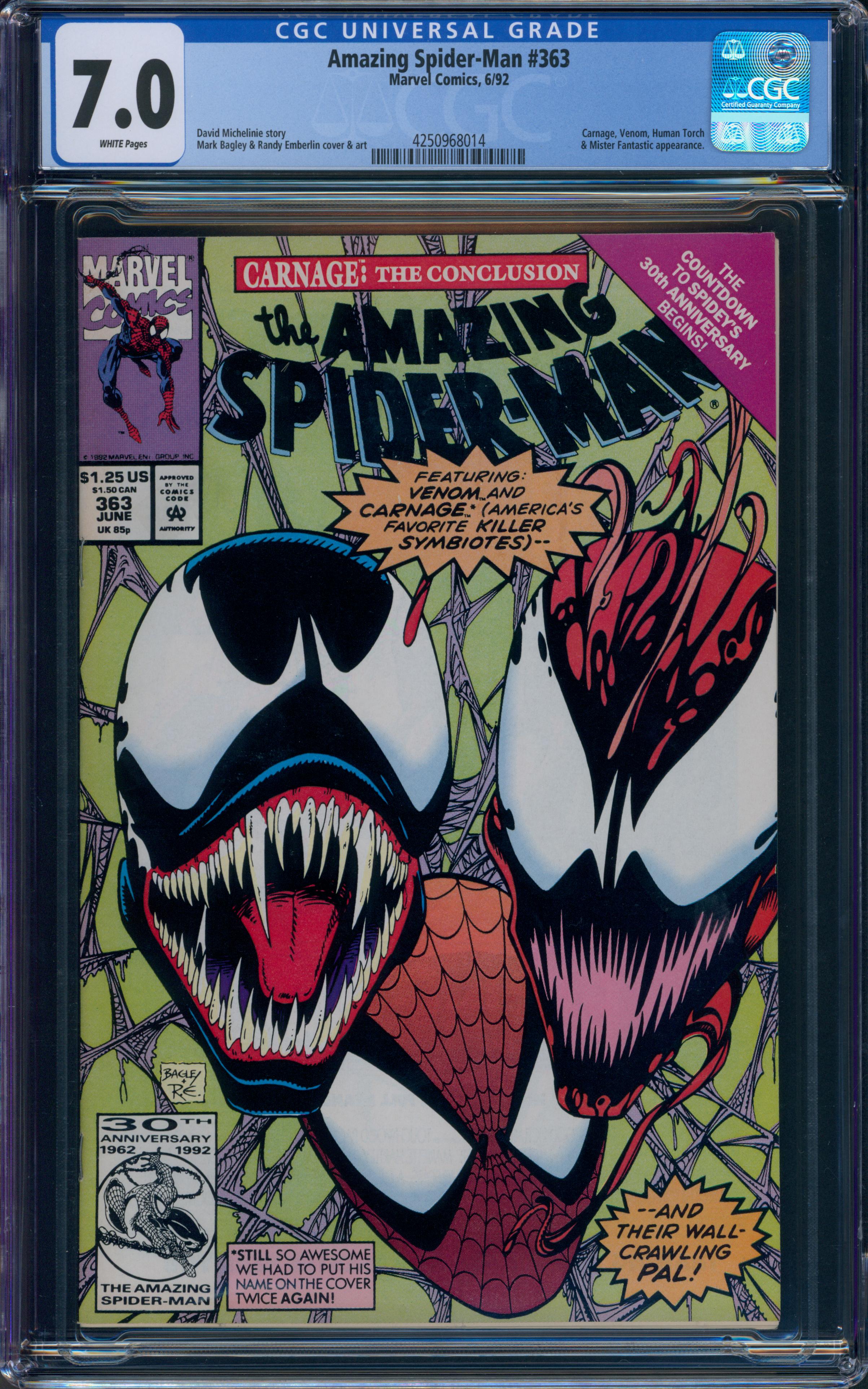 Amazing Spider-Man #363 CGC 7.0