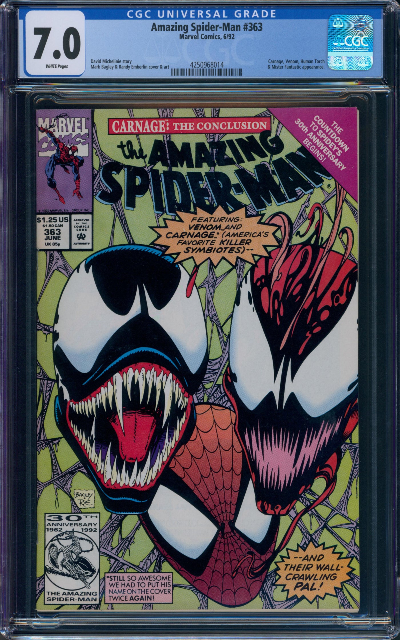 Amazing Spider-Man #363 CGC 7.0