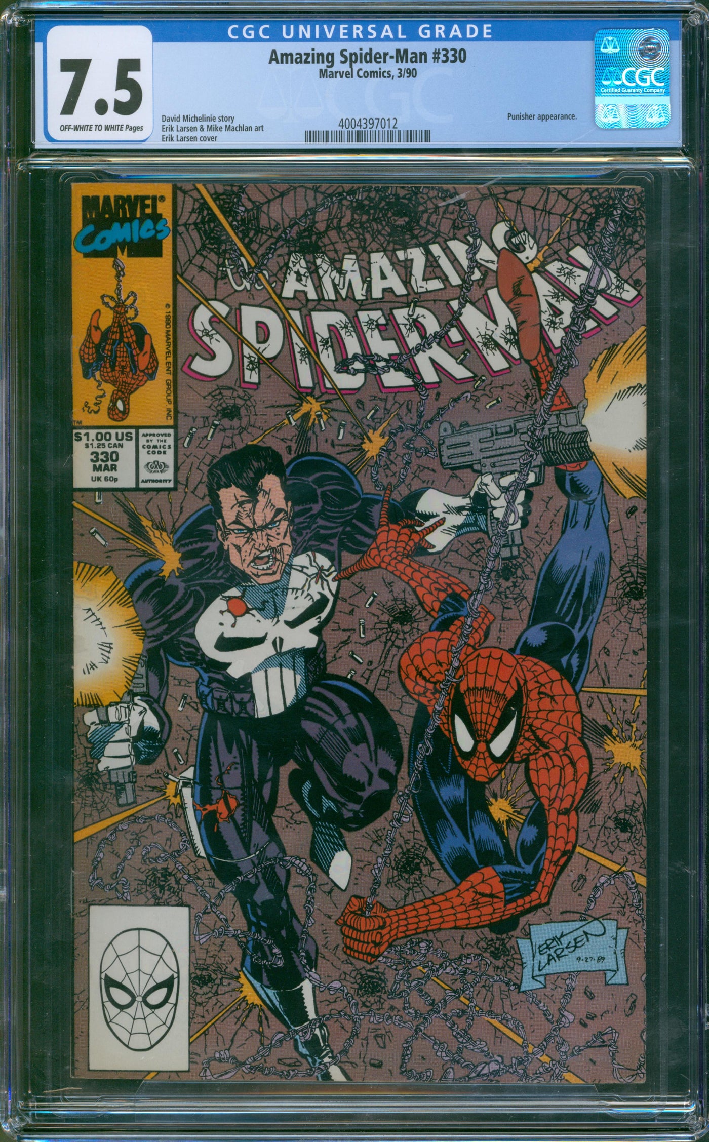 Amazing Spider-Man #330 CGC 7.5