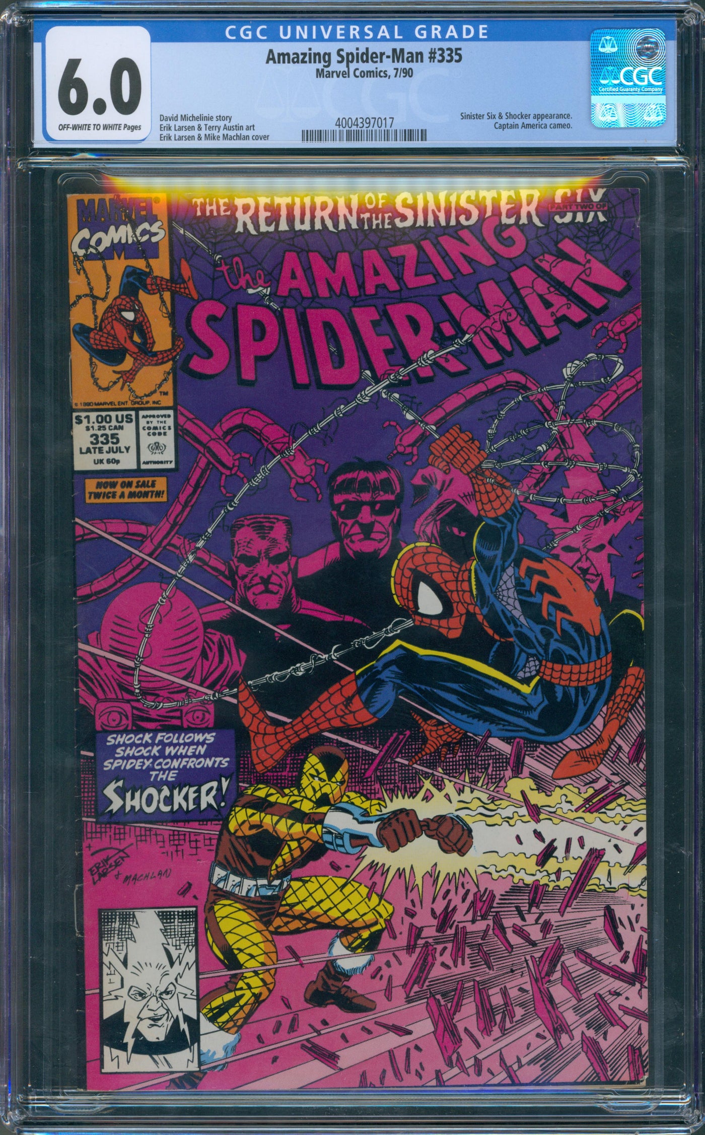 Amazing Spider-Man #335 CGC 6.0