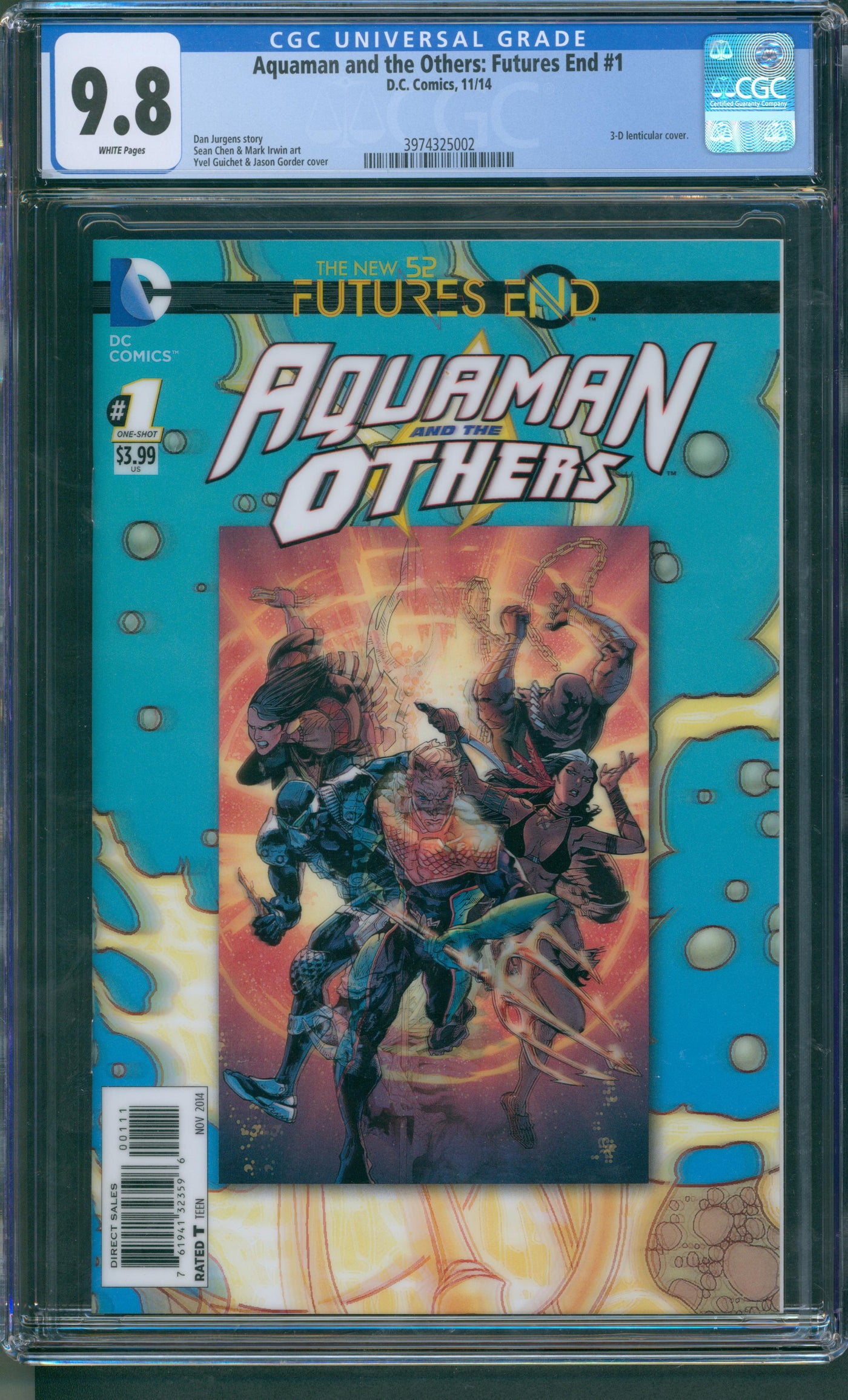 Aquaman and the others: future end #1 CGC 9.8