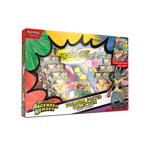 Ascended Heroes Premium Poster Collection (Mega Lucario)