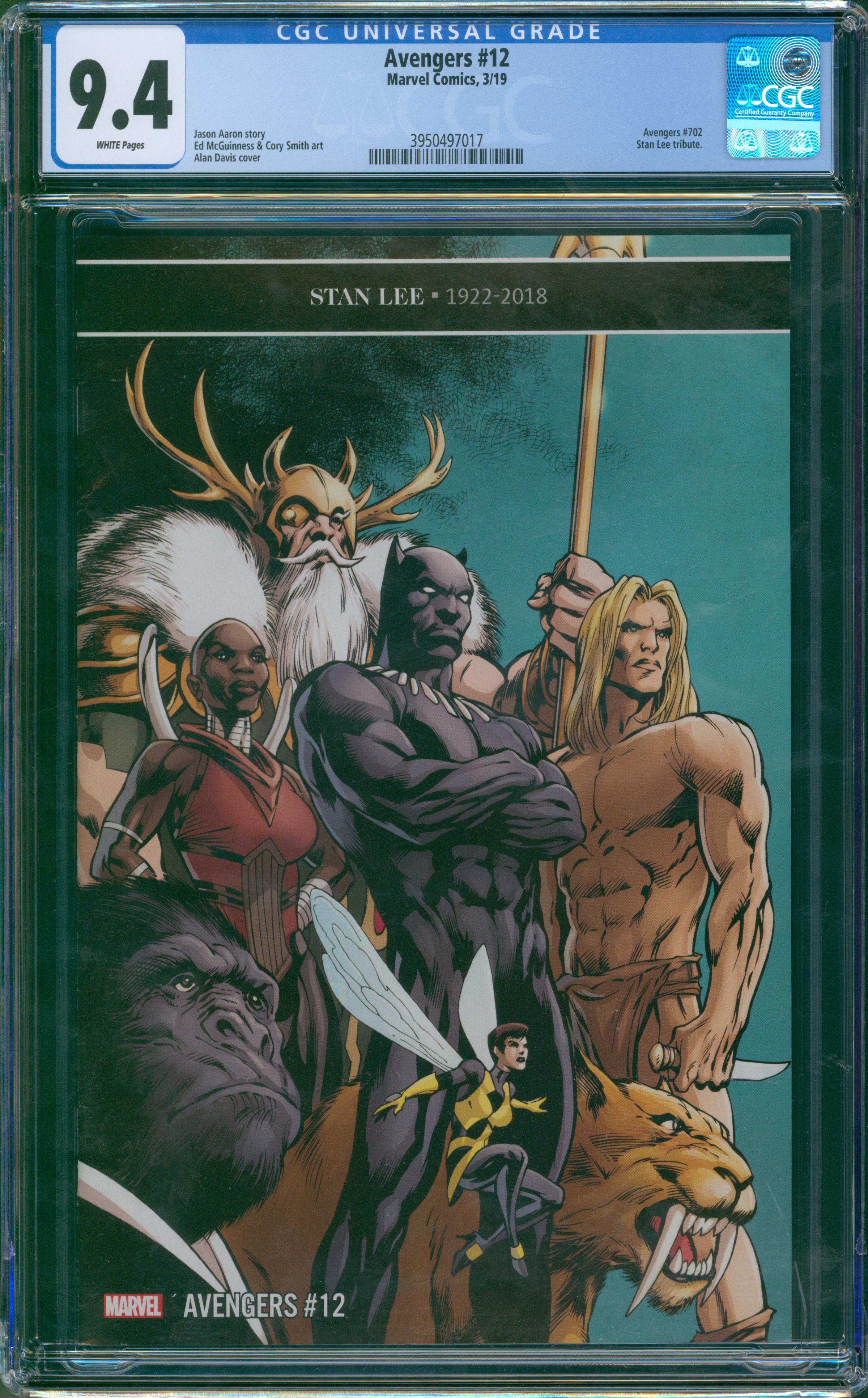 Avengers #12 CGC 9.4